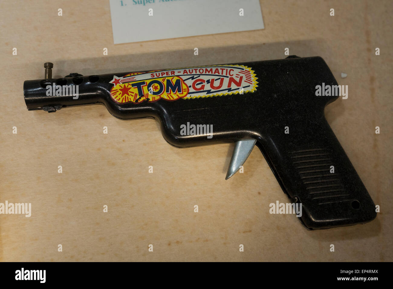 Pistolet Automatique Super Tom toy, circa 1945 - USA Banque D'Images