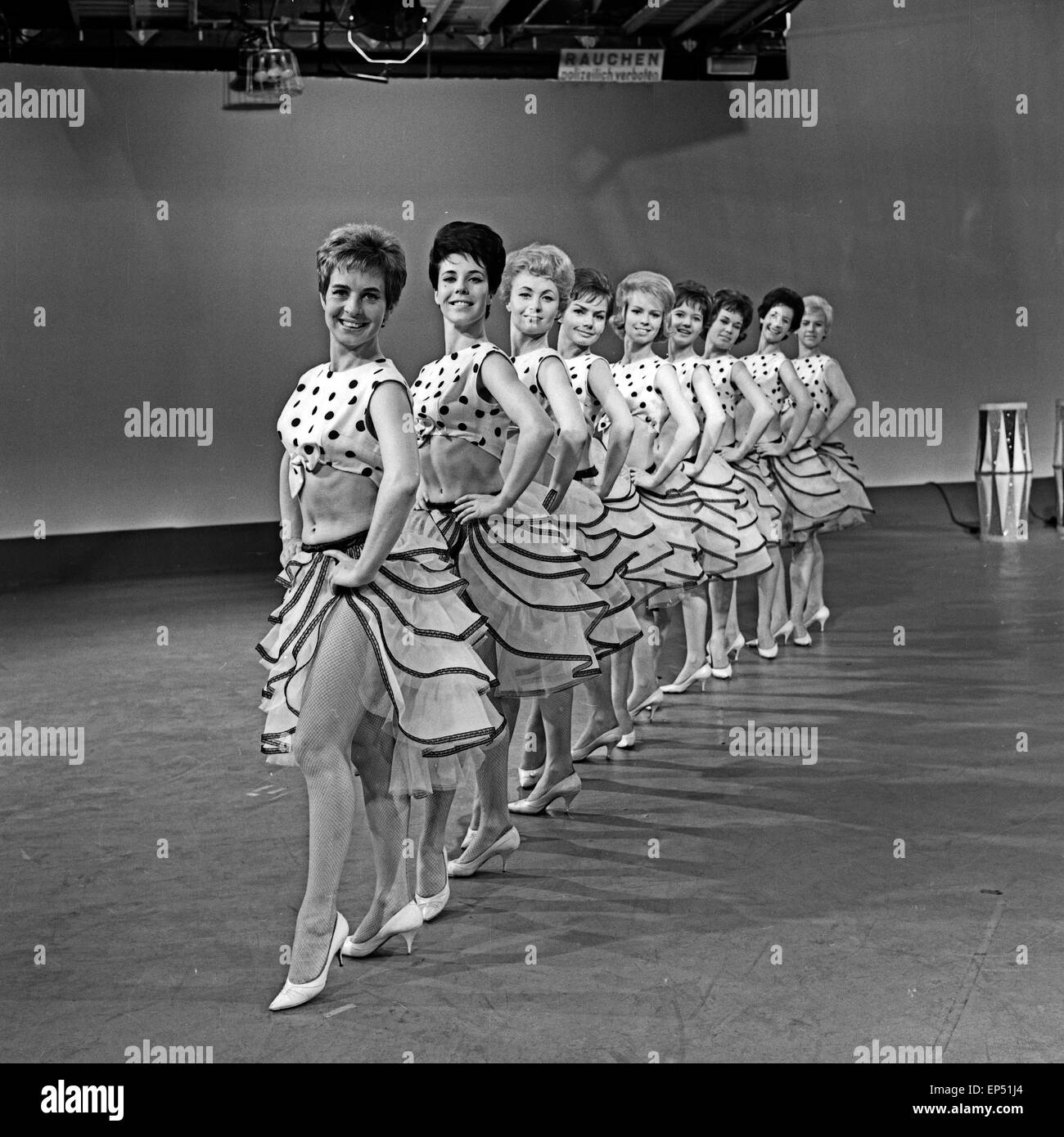 Musik aus Studio B, Musiksendung, Deutschland 1962, Ballett Banque D'Images