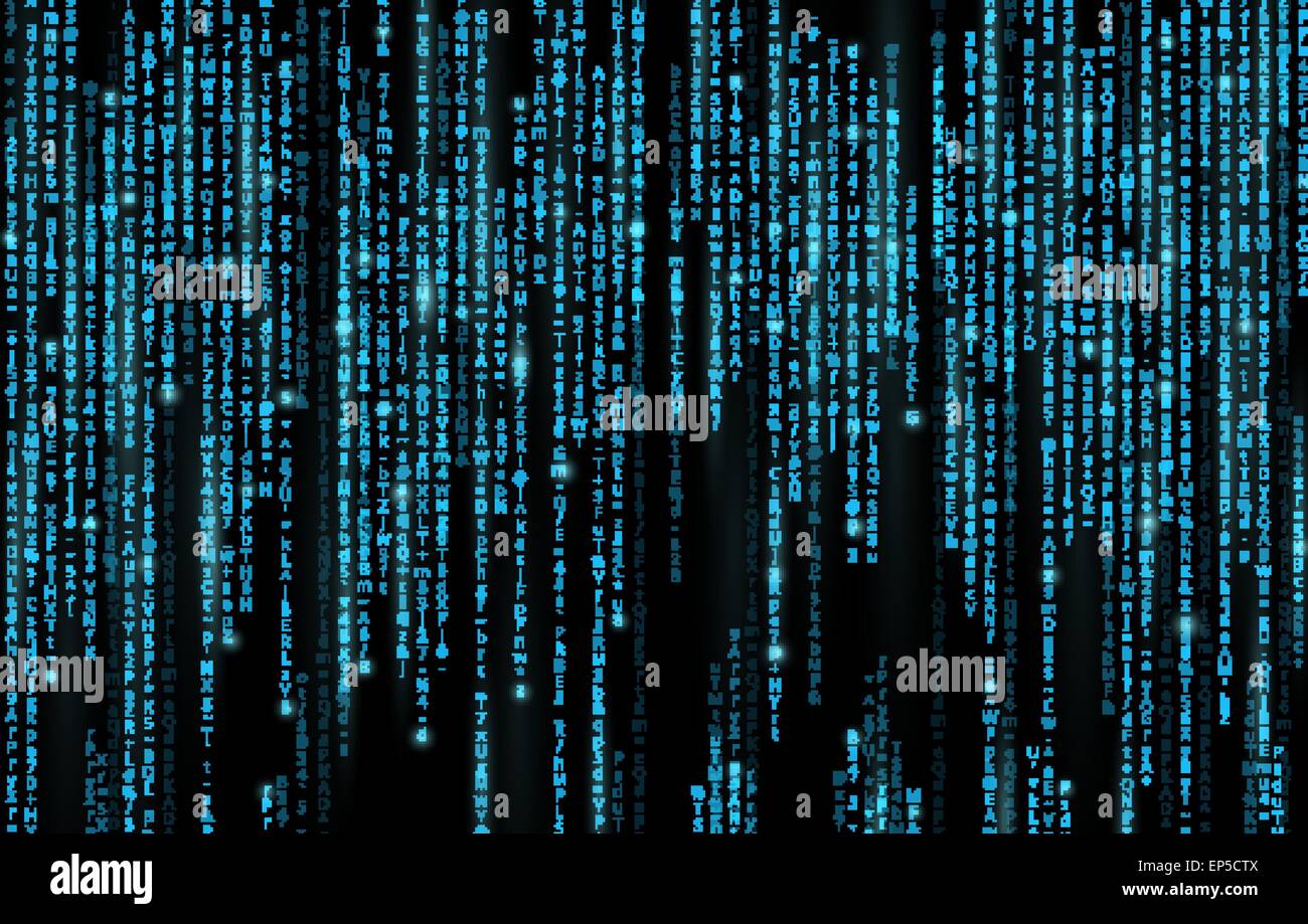 Chaîne de code Illustration de Vecteur