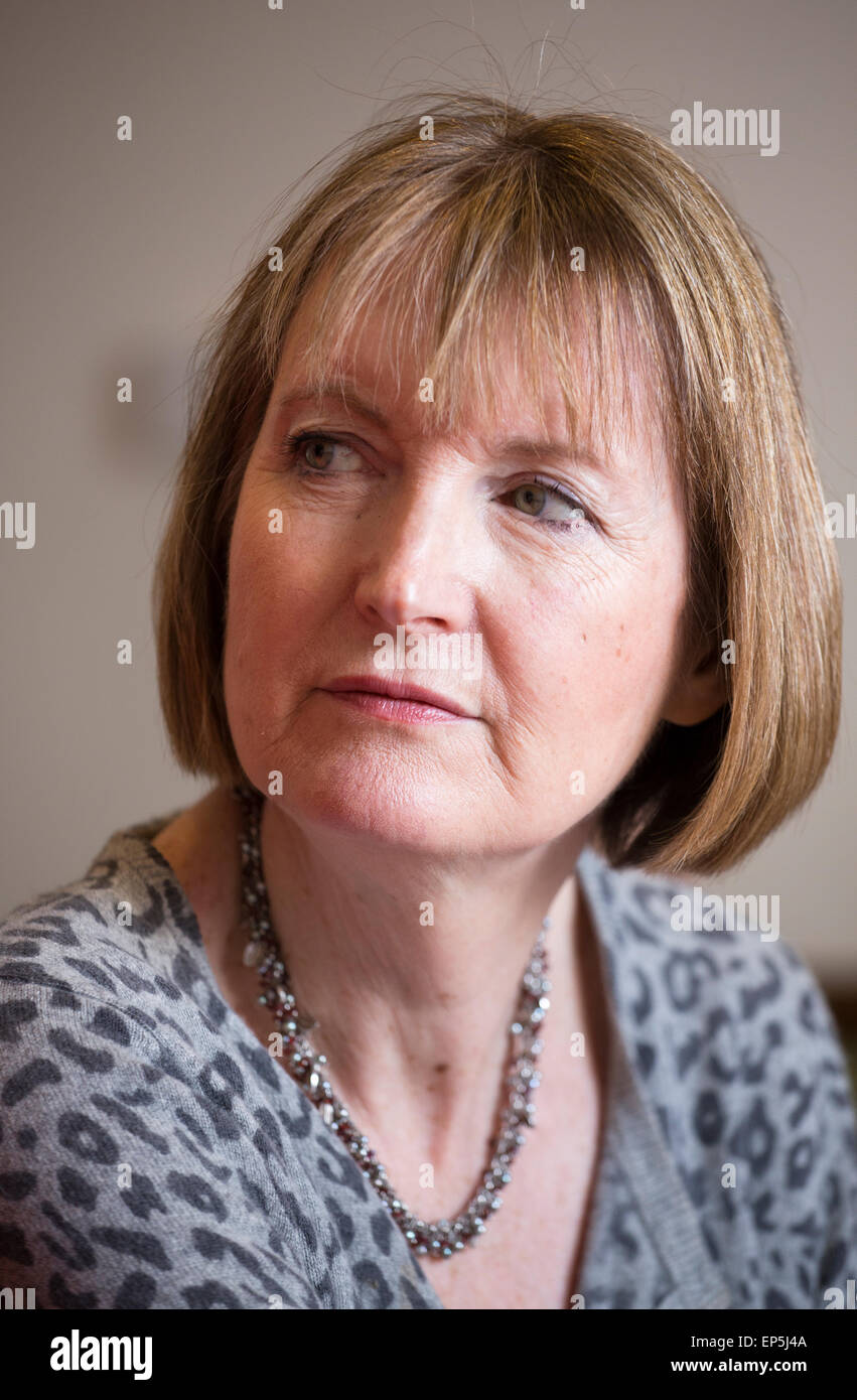 Harriet Harman, chef par intérim du Parti travailliste. Banque D'Images