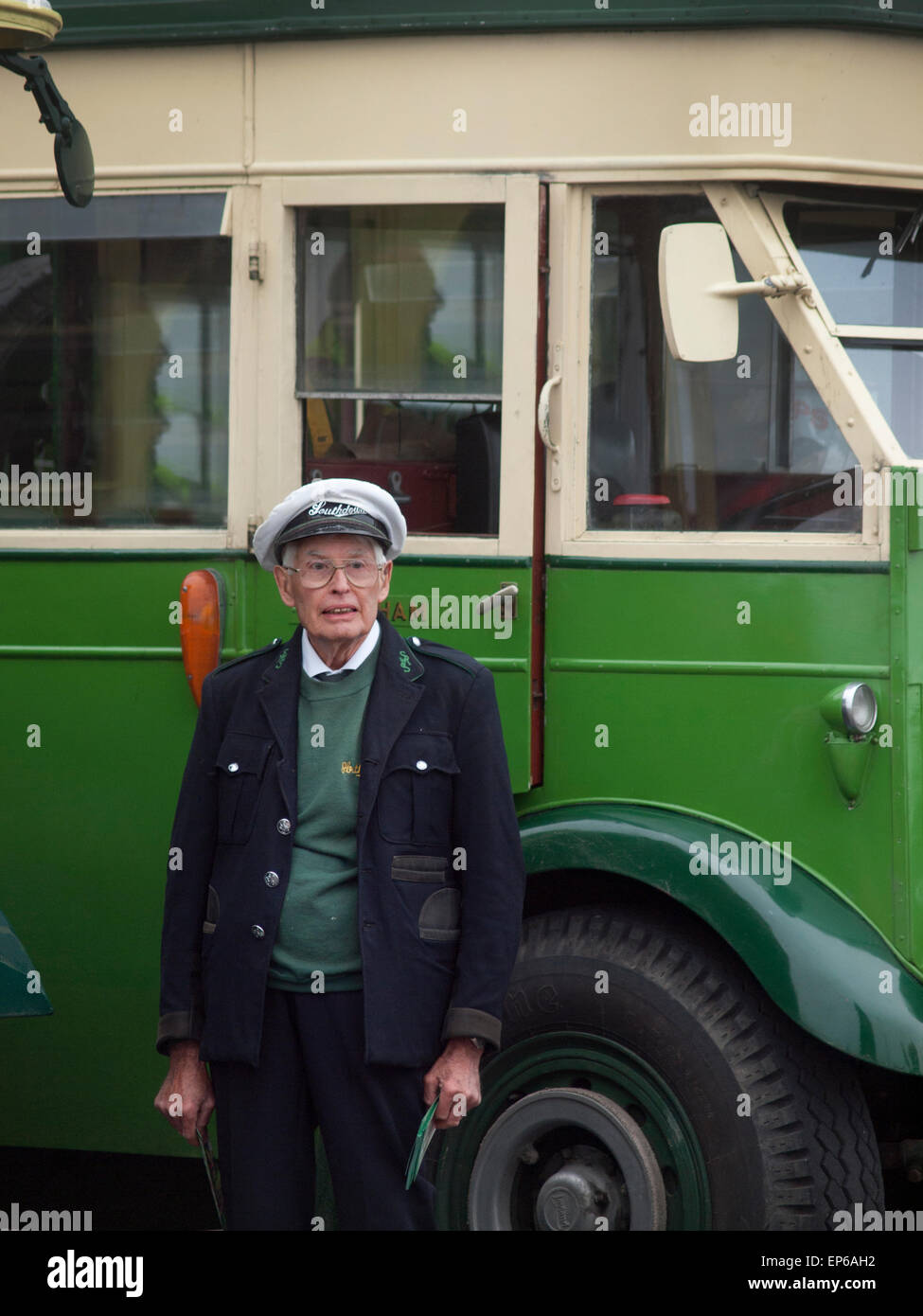 Un rassemblement de véhicules commerciaux vintage à Brighton Banque D'Images