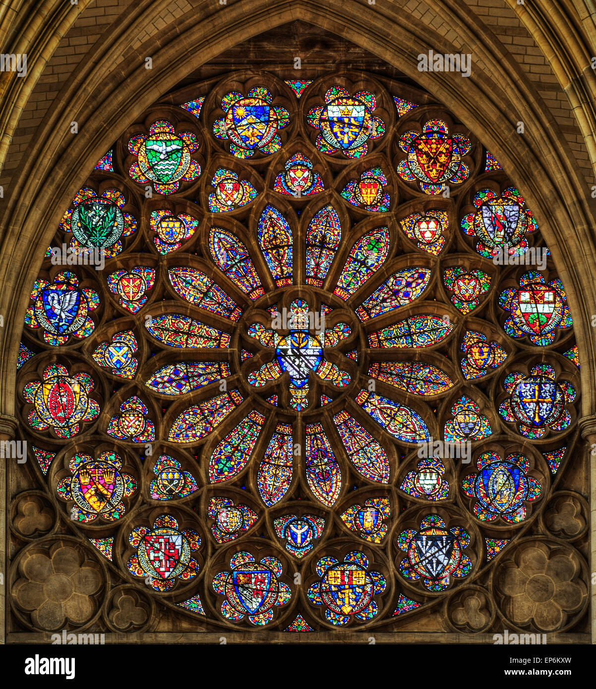 La Rose, Lancing College Chapel. Banque D'Images