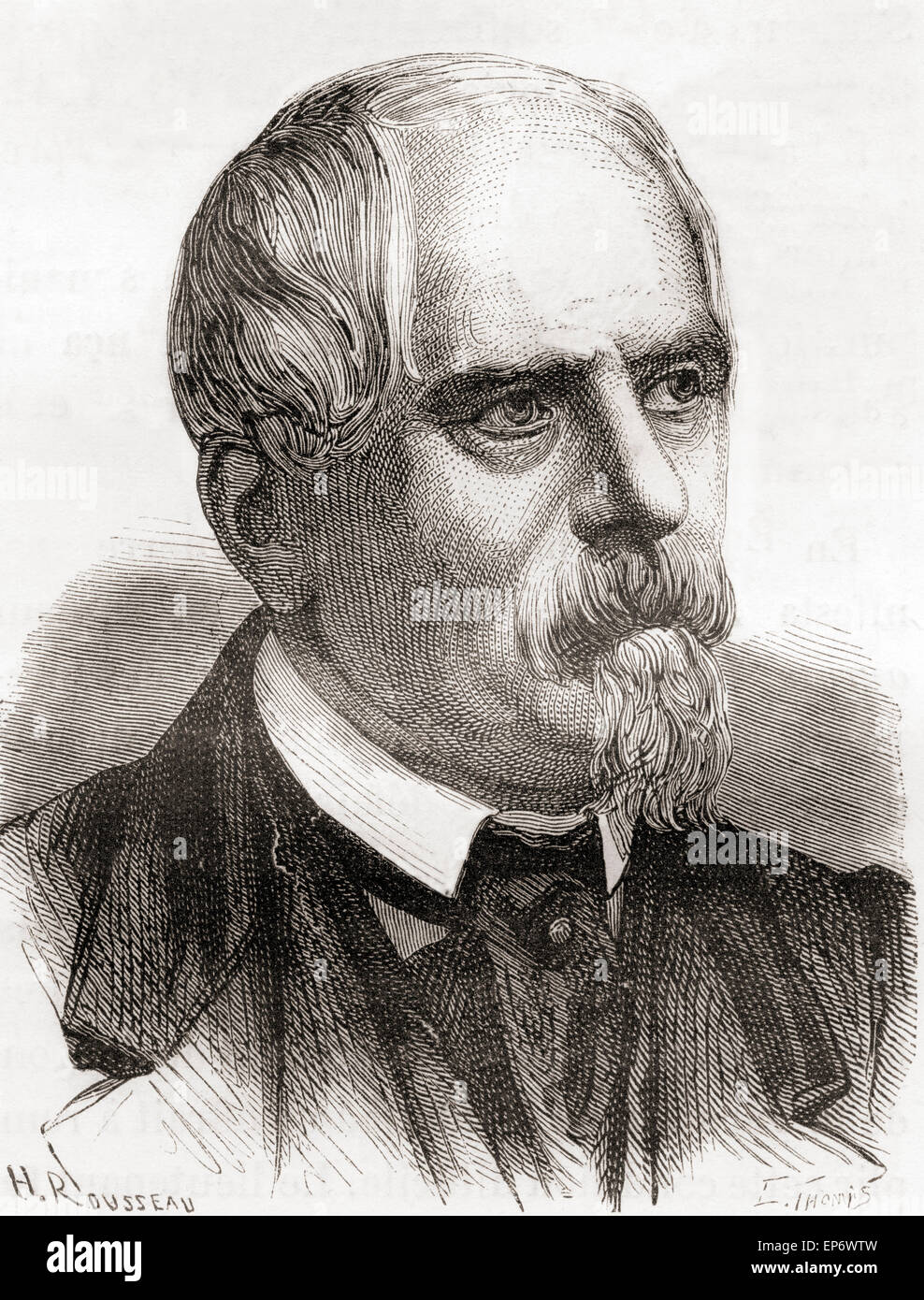 Claude Félix Abel Niépce de Saint-Victor, 1805 - 1870. Photographique française inventeur. Banque D'Images