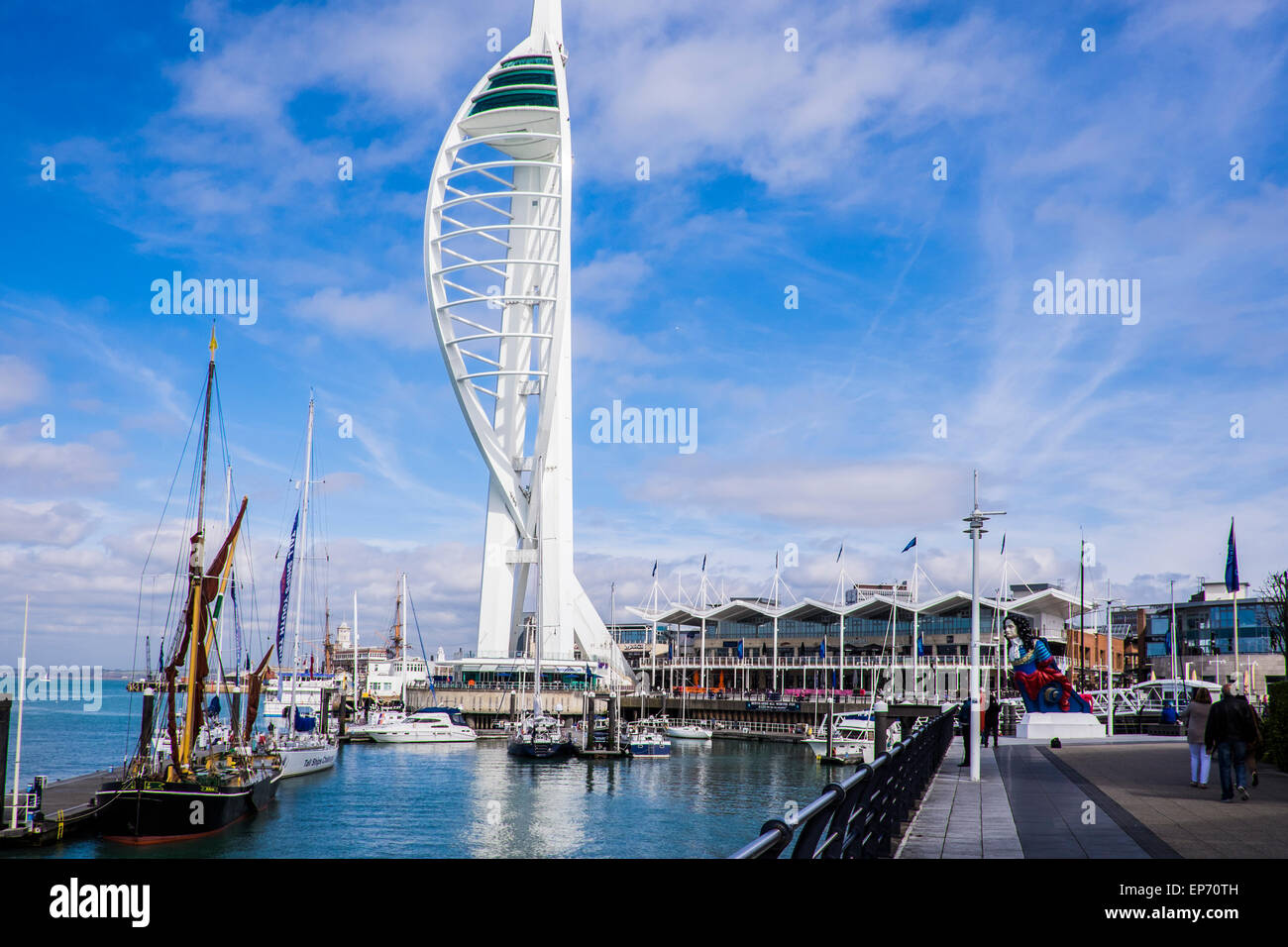 Spinnaker Tower - Le port de Portsmouth, Angleterre, Royaume-Uni Banque D'Images