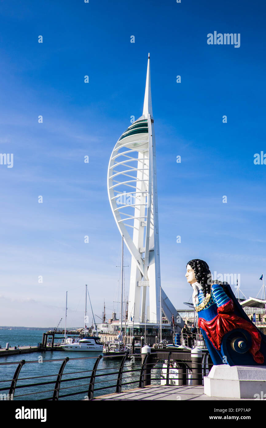 Spinnaker Tower - Le port de Portsmouth, Angleterre, Royaume-Uni Banque D'Images