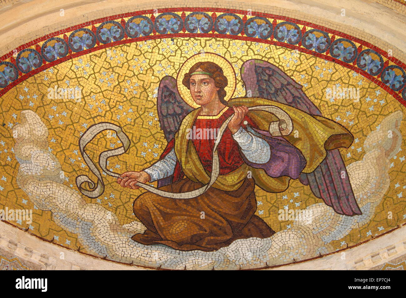 Mosaïque d'un ange Banque D'Images Mosaïque d'un ange Banque D'Images