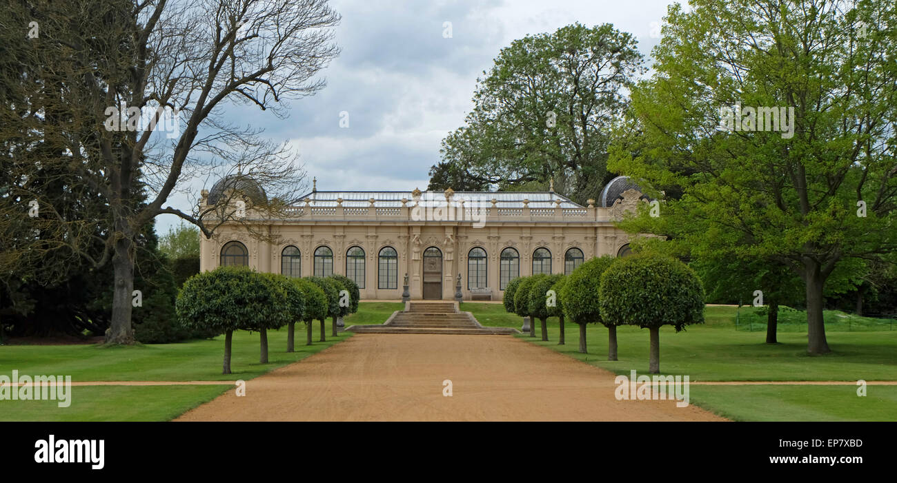 Orangerie au Wrest Park et jardins, Silsoe, Luton, Bedfordshire, Royaume-Uni Banque D'Images