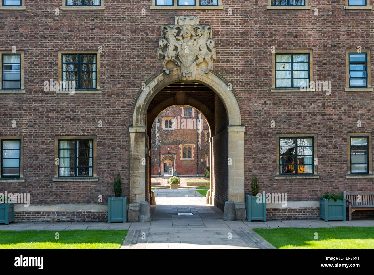 St John's College de l'Université de Cambridge, Angleterre Banque D'Images