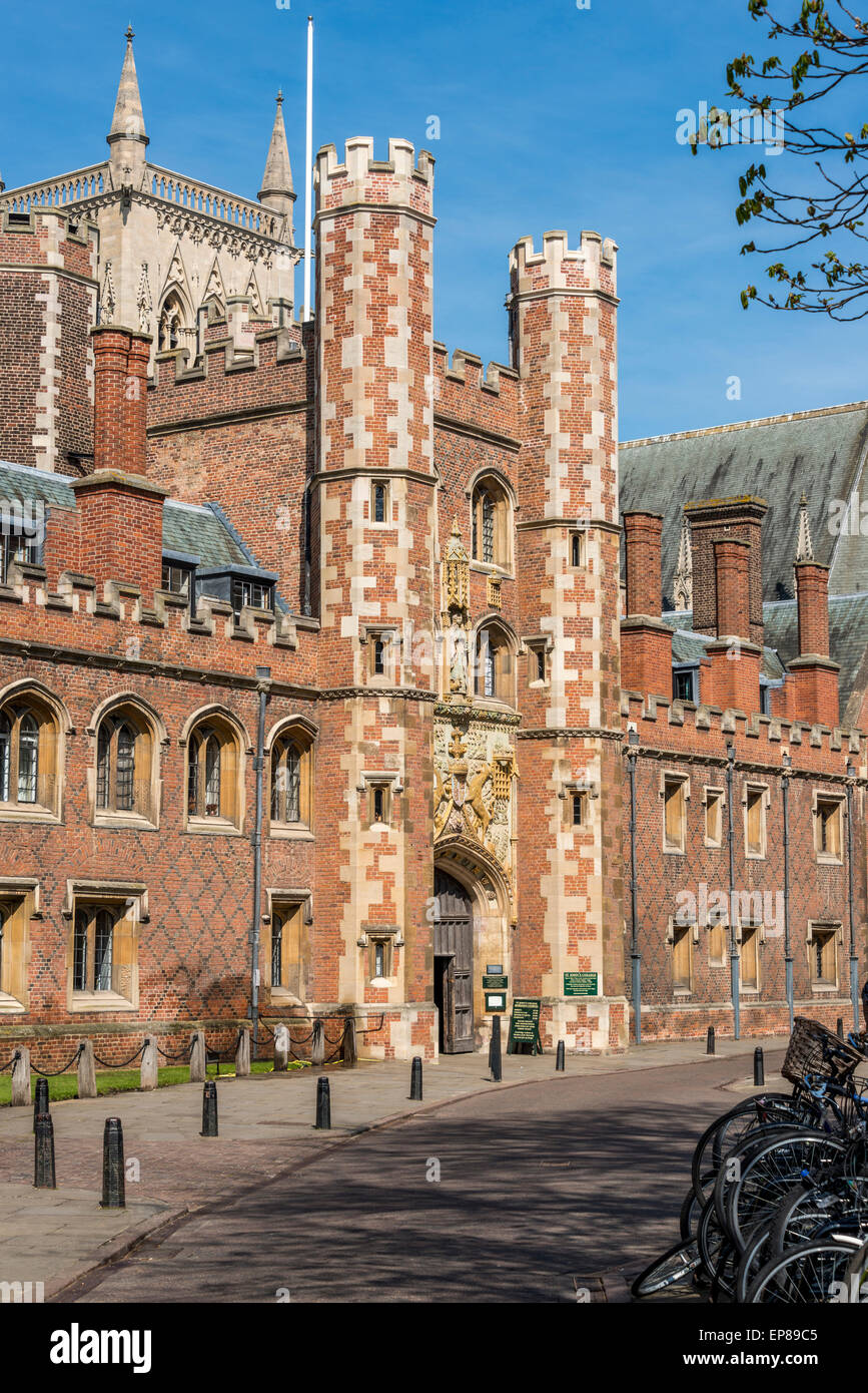 St John's College de l'Université de Cambridge, Angleterre Banque D'Images