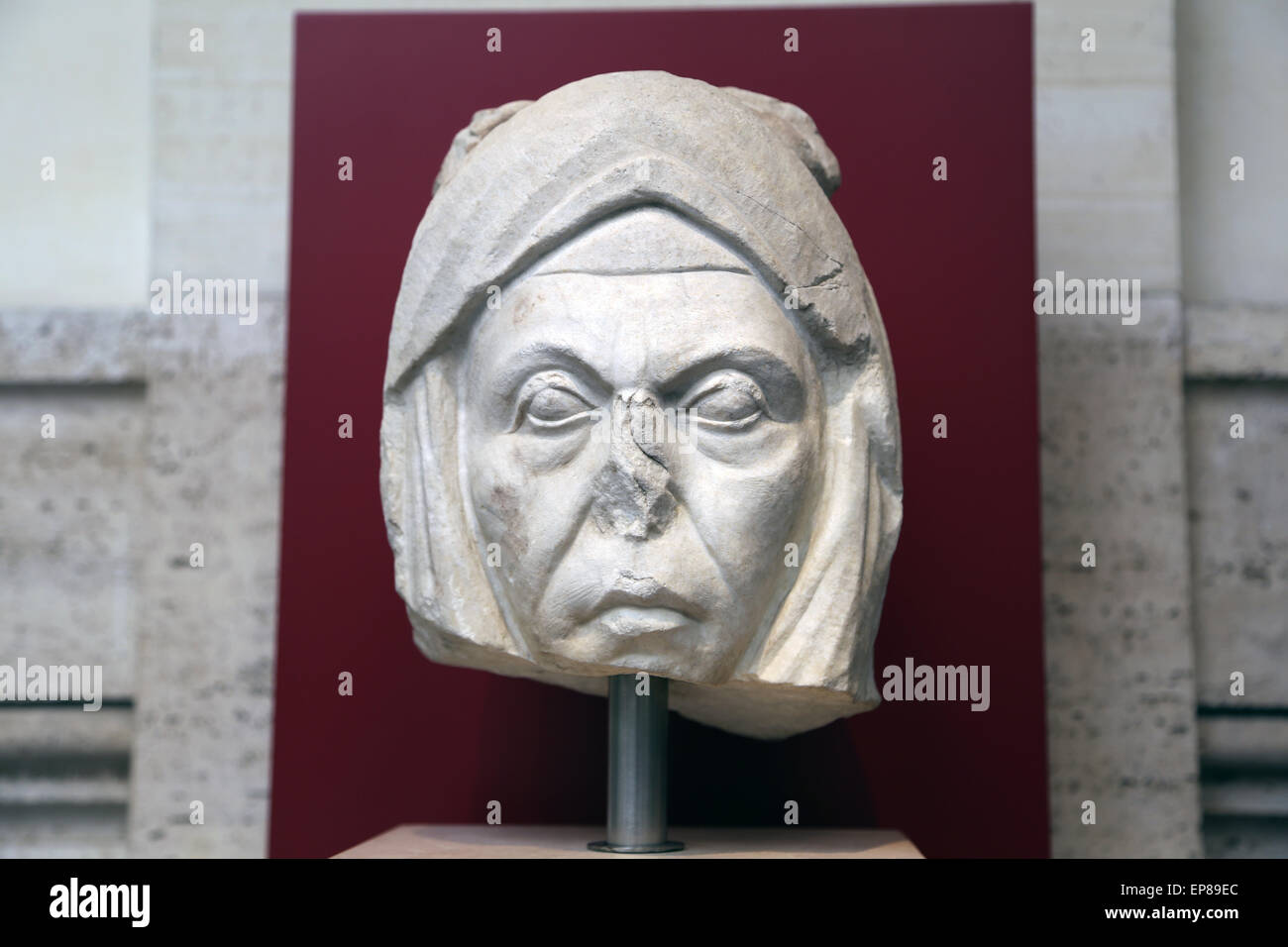 Femme de l'art roman. Portrait. 60-30 siècle av. Musée National Romain. Palace Massimo. Rome. L'Italie. Banque D'Images