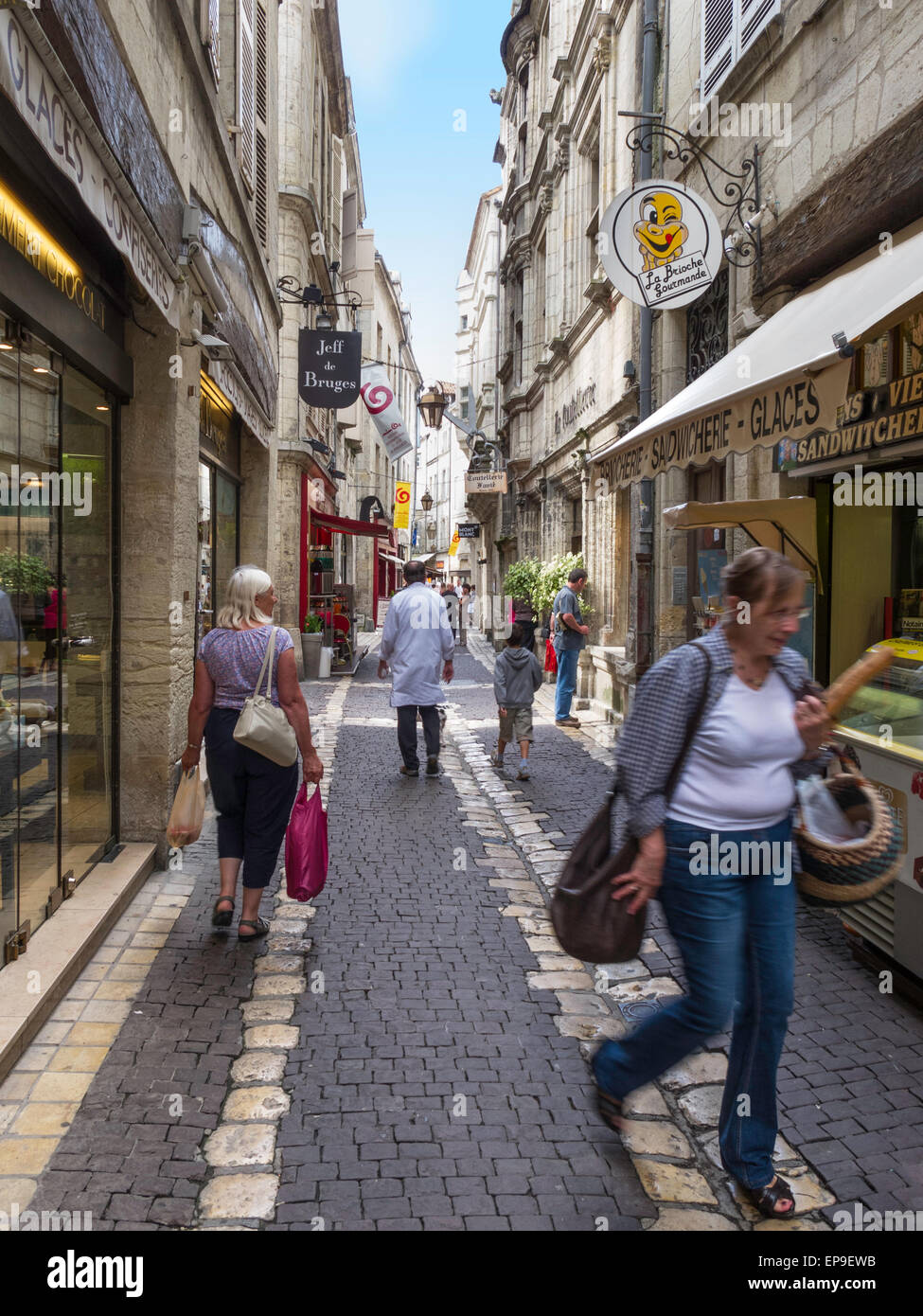 Côté Shopping street à Périgueux, France Banque D'Images