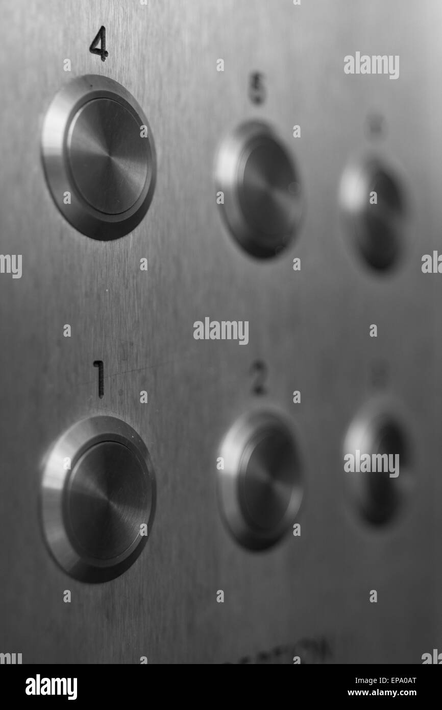 Résidence moderne les sonnettes/interphone Banque D'Images