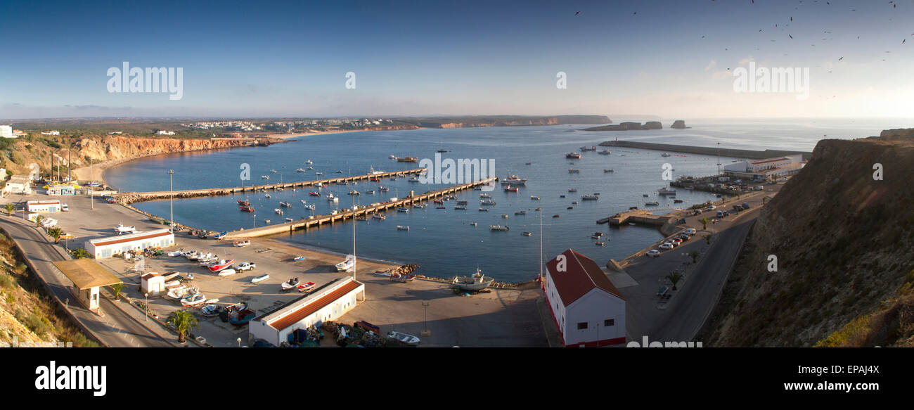 Port de Sagres, Portugal. Banque D'Images