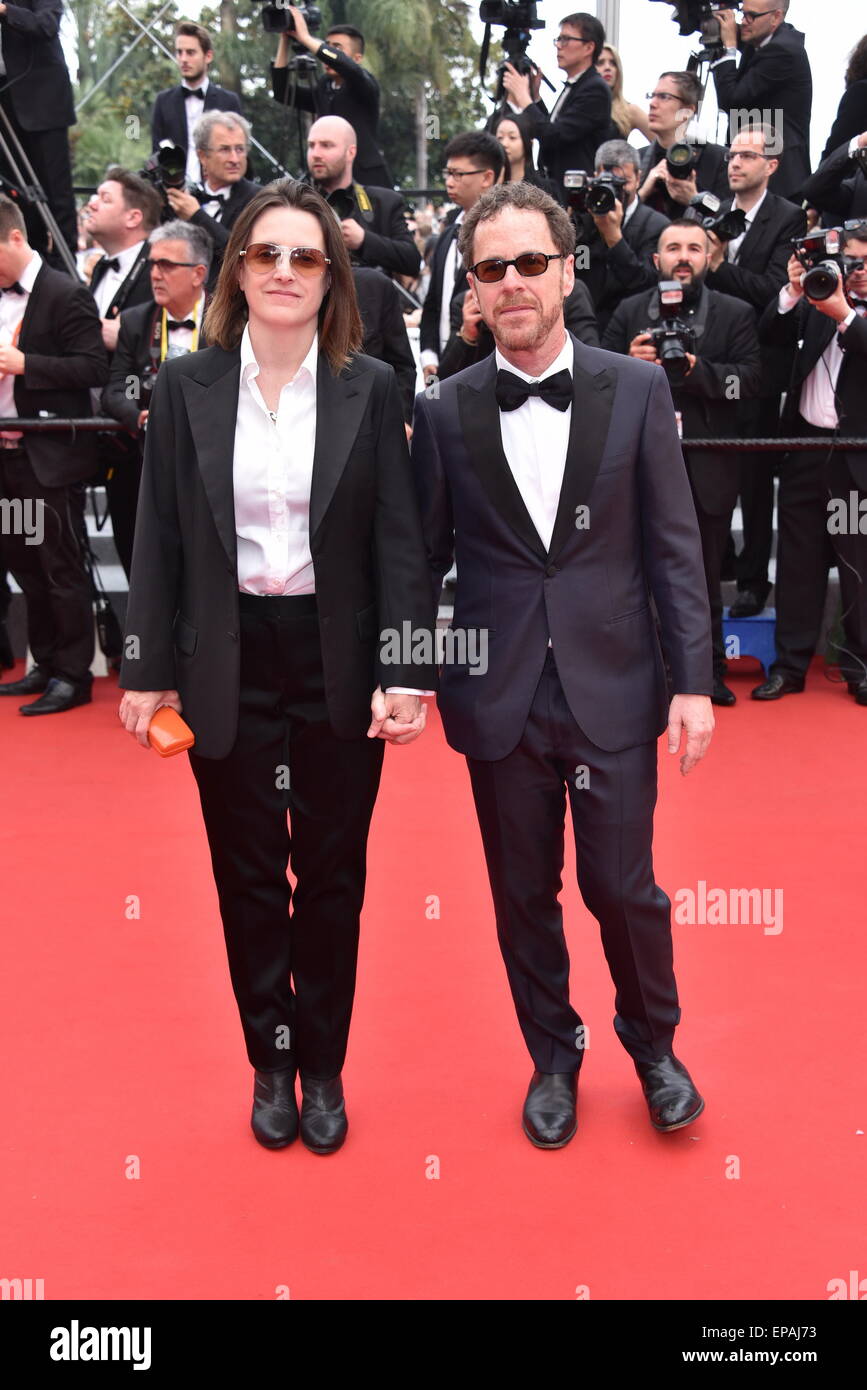 Ethan Coen, Tricia Cooke, fréquentant le tapis rouge, Premiere Mad Max 3 Fury Road , 68e Festival de Cannes , Festival de Cannes , 2015 14,05 2015/alliance .photo Banque D'Images