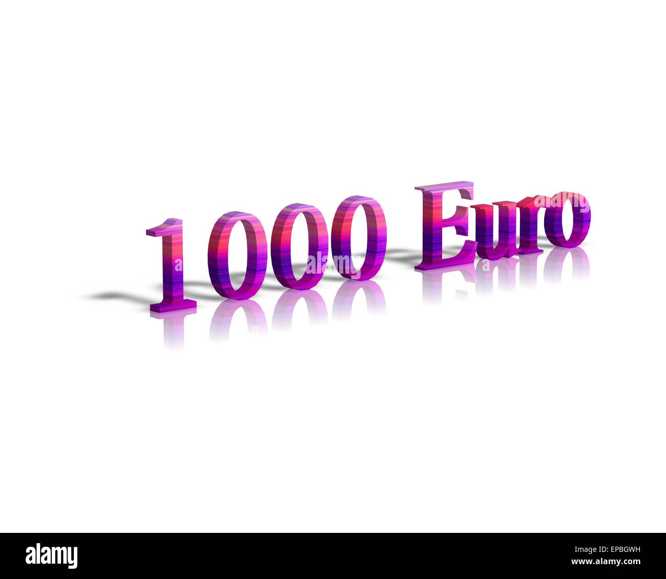 Euro Banque D'Images