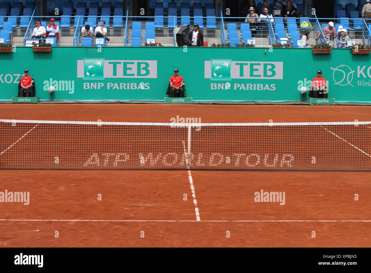 ISTANBUL, TURQUIE - 02 MAI 2015 : Tennis ATP World Tour pendant net TEB BNP Paribas Open 2015 Istanbul Banque D'Images