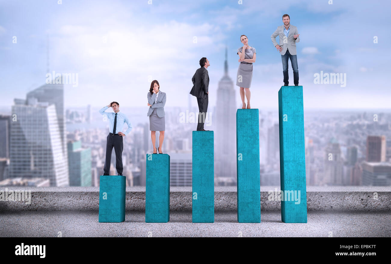 Image composite des gens d'affaires l'article Banque D'Images