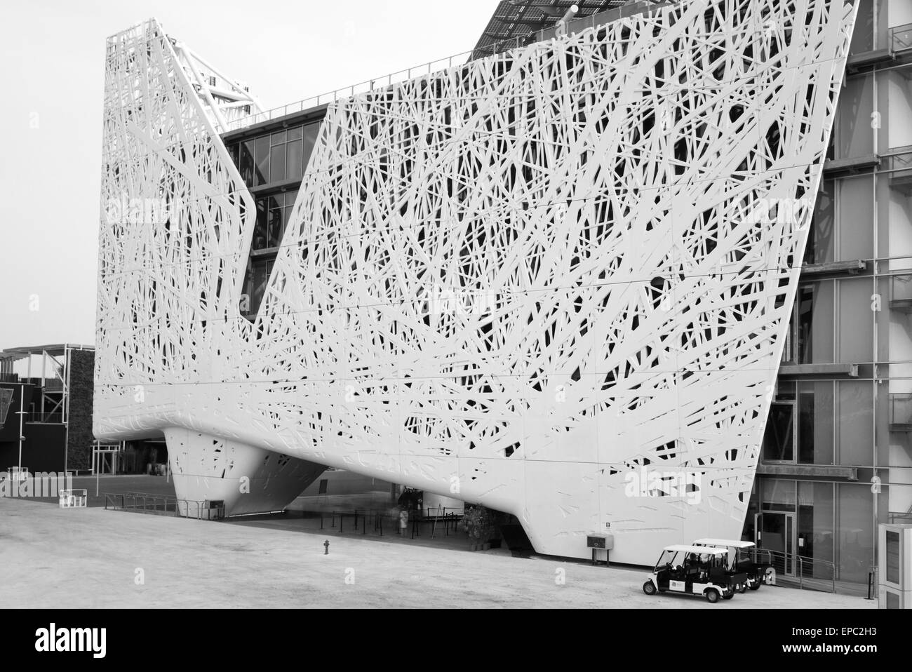 Milan, Italie, 5 mai 2015. Le pavillon italien à l'Expo 2015. Banque D'Images