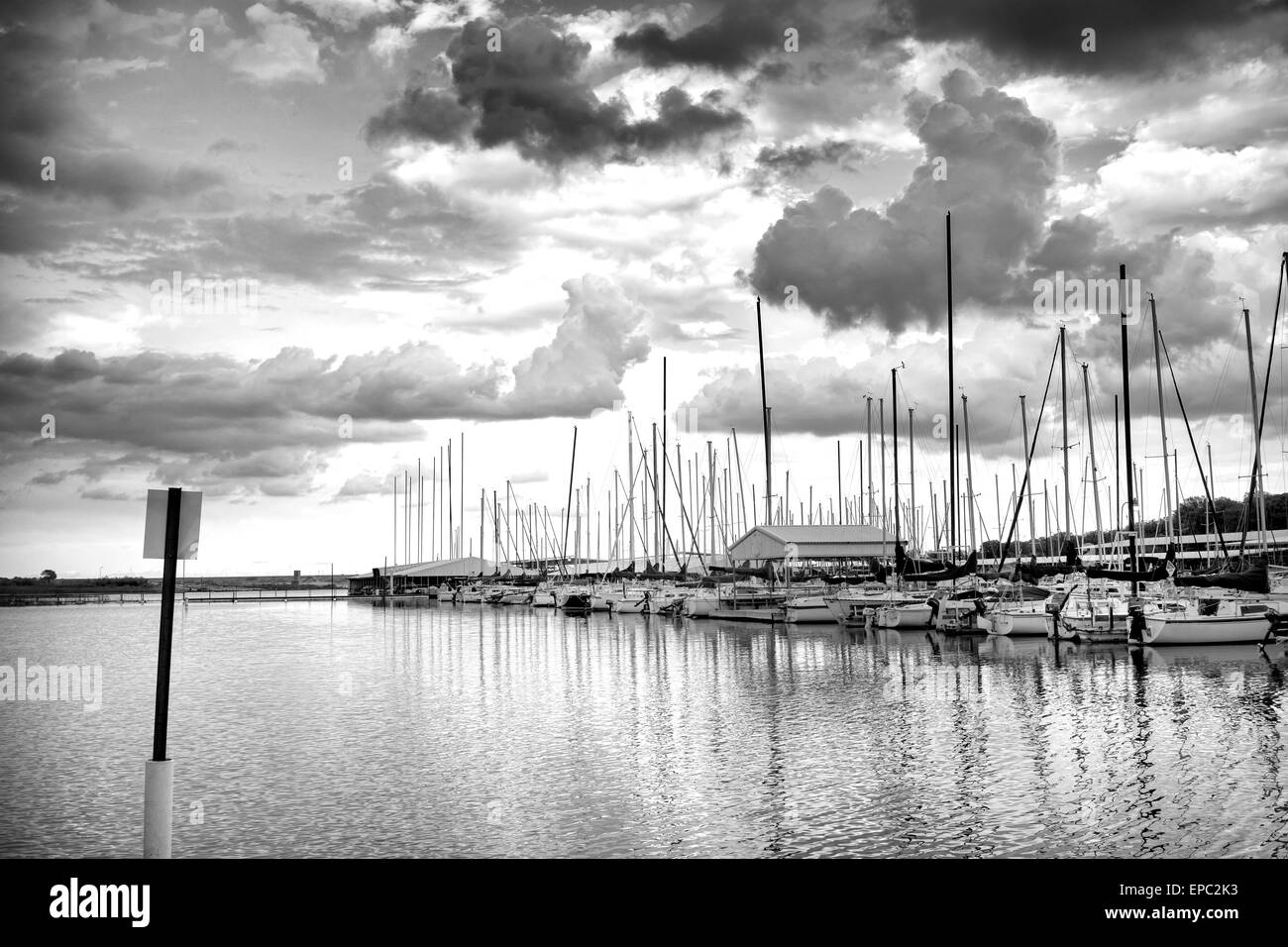 Marina de Texas Banque D'Images