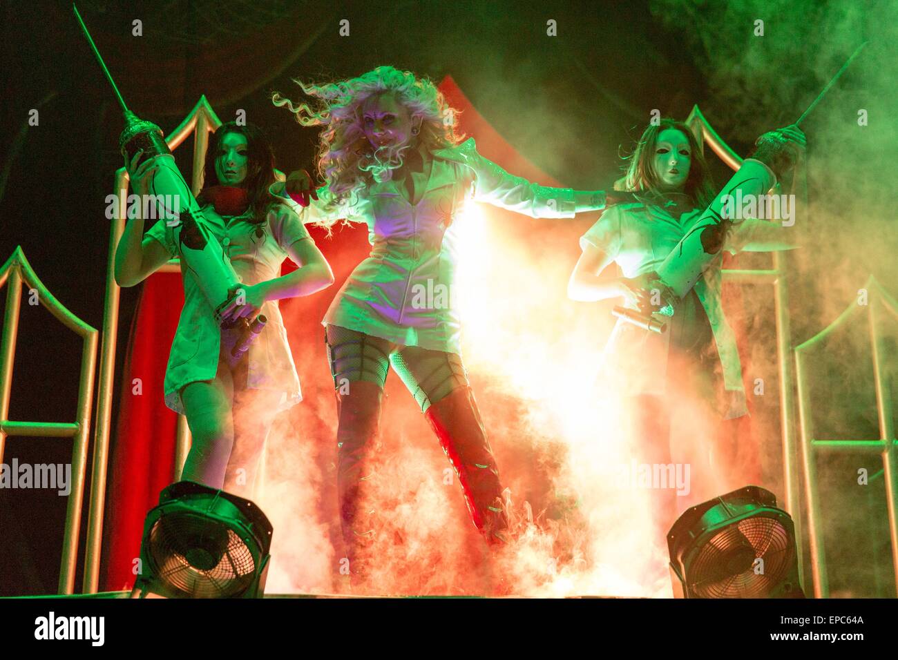 Madison, Wisconsin, USA. 10 mai, 2015. Singer MARIA bord d'en ce moment il se produit au cours de l'WJJO Maylay Mayday à l'Alliant Energy Center à Madison, Wisconsin © Daniel DeSlover/ZUMA/Alamy Fil Live News Banque D'Images