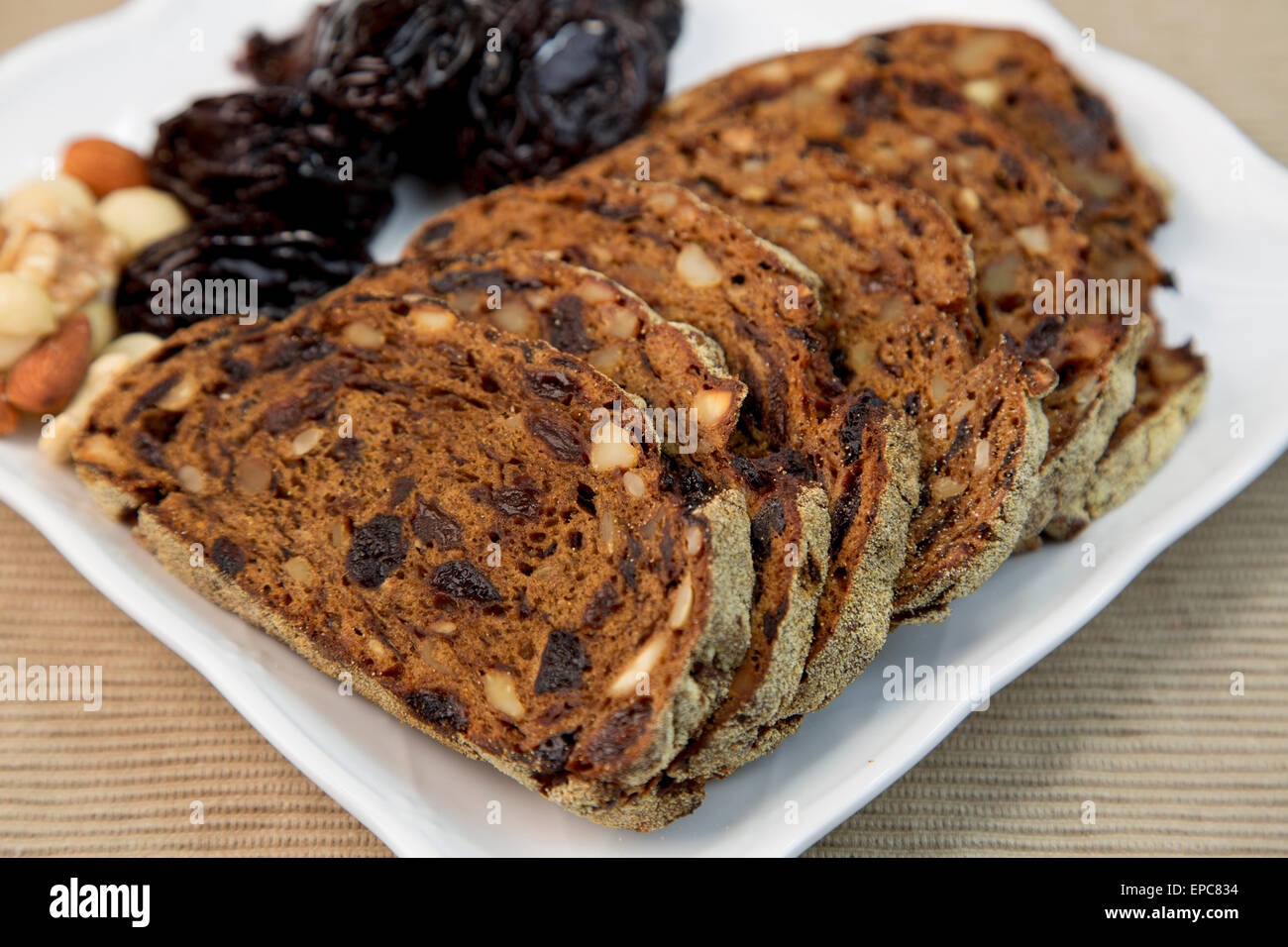 Pain aux raisins Banque D'Images