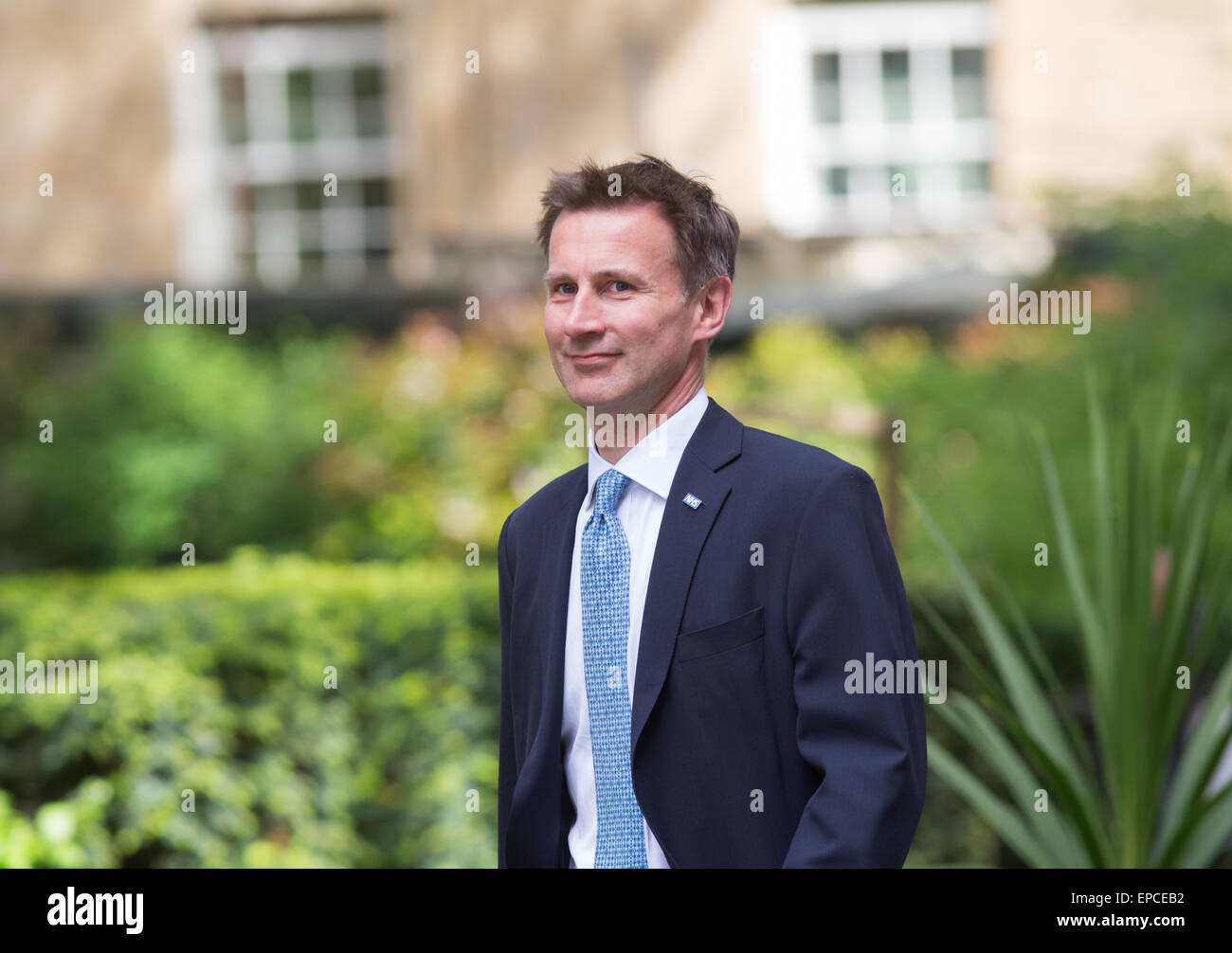 Jeremy Hunt, ministre de la santé, lors d'une réunion du cabinet à 10 Downing Street Banque D'Images