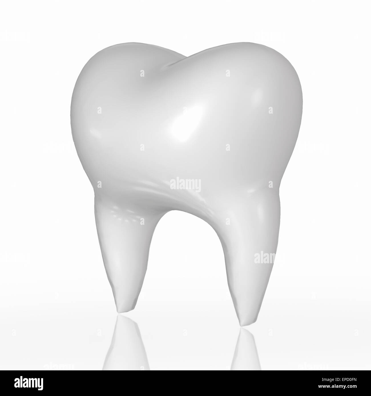 3D des dents Banque D'Images