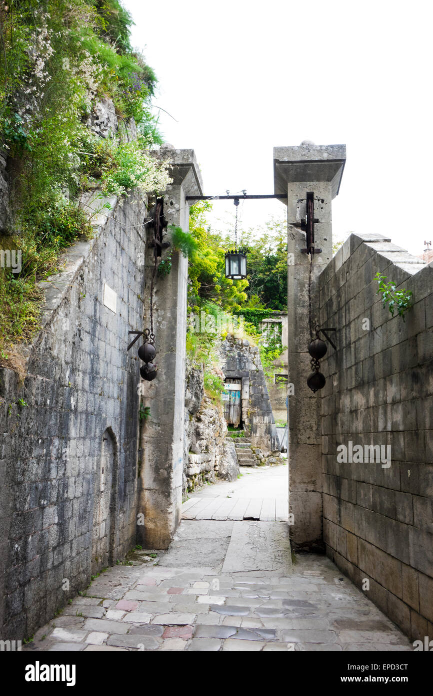 Gateway dans Kotor Banque D'Images