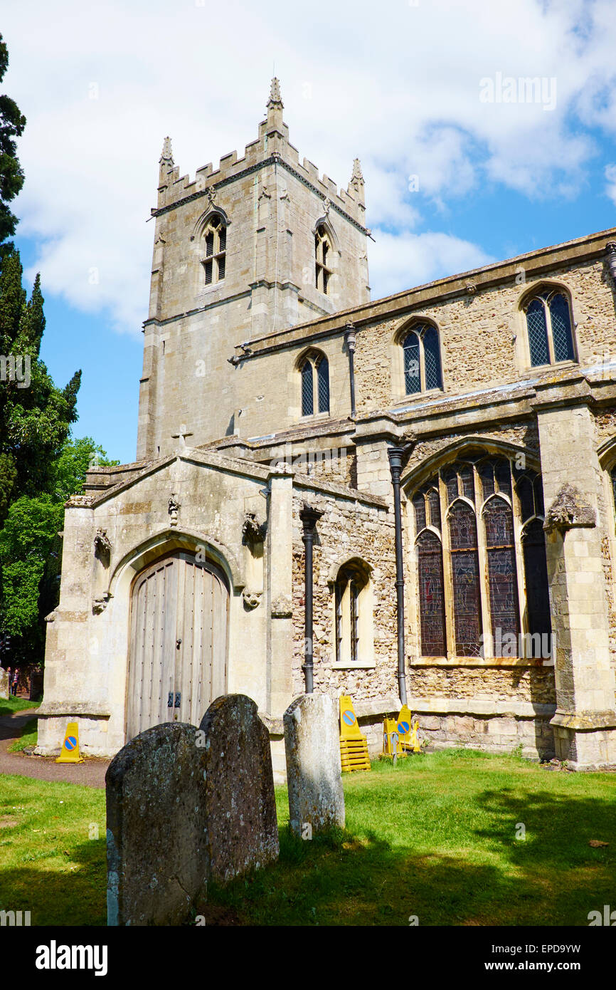 L'église paroissiale de St Mary Magdalene, Church Road Brampton Cambridgeshire UK Banque D'Images