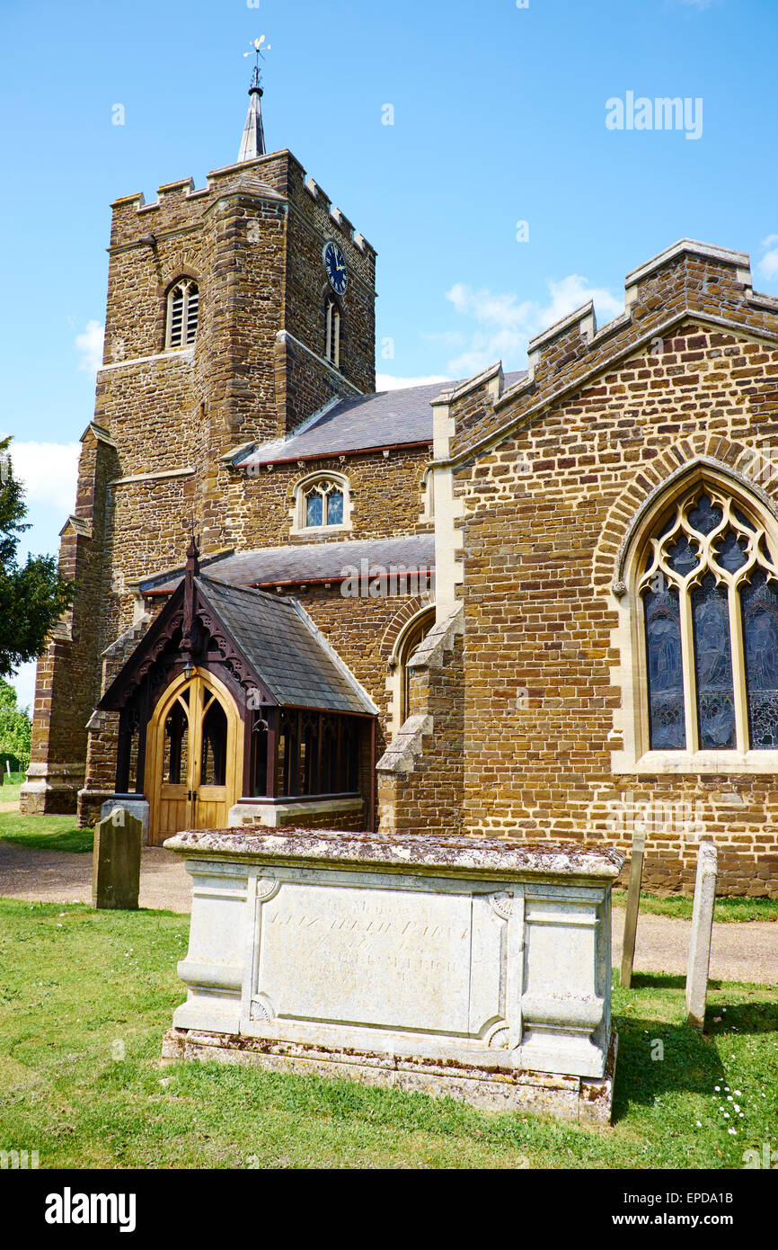 Église paroissiale de Saint Swithun High Street Sandy Bedfordshire UK Banque D'Images