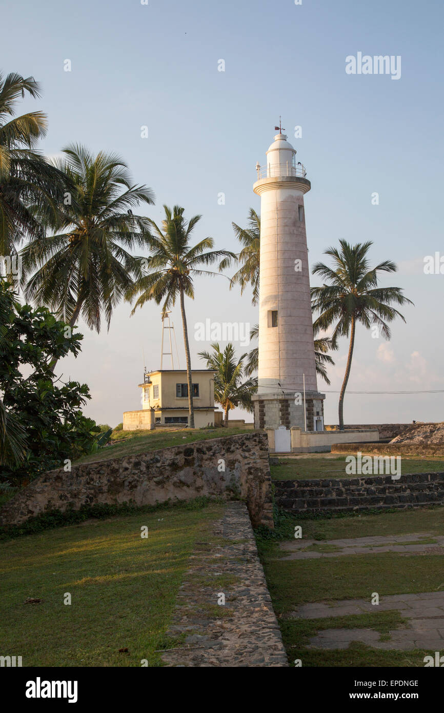 Bâtiment phare de la ville historique de Galle, au Sri Lanka, en Asie Banque D'Images