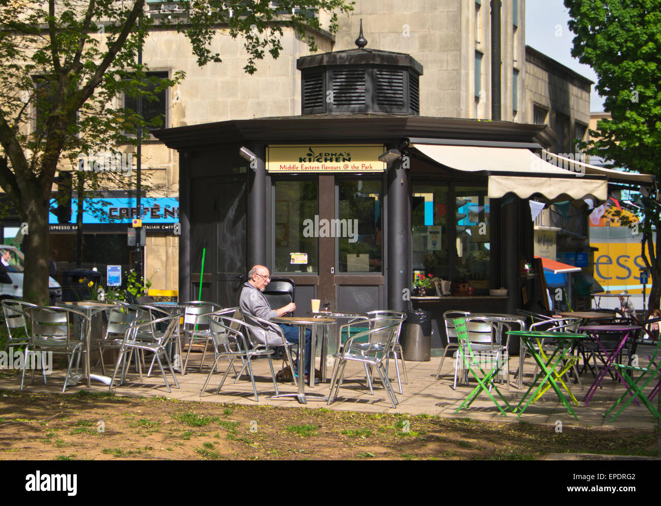 Edna's Kitchen Parc du Château du centre-ville de Bristol en Angleterre Banque D'Images