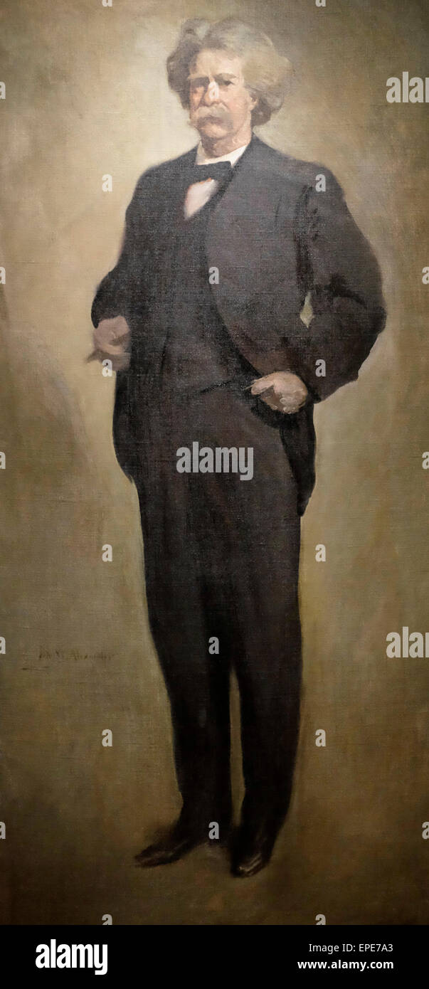 Samuel Clemens, vers 1912 John White Alexander Banque D'Images