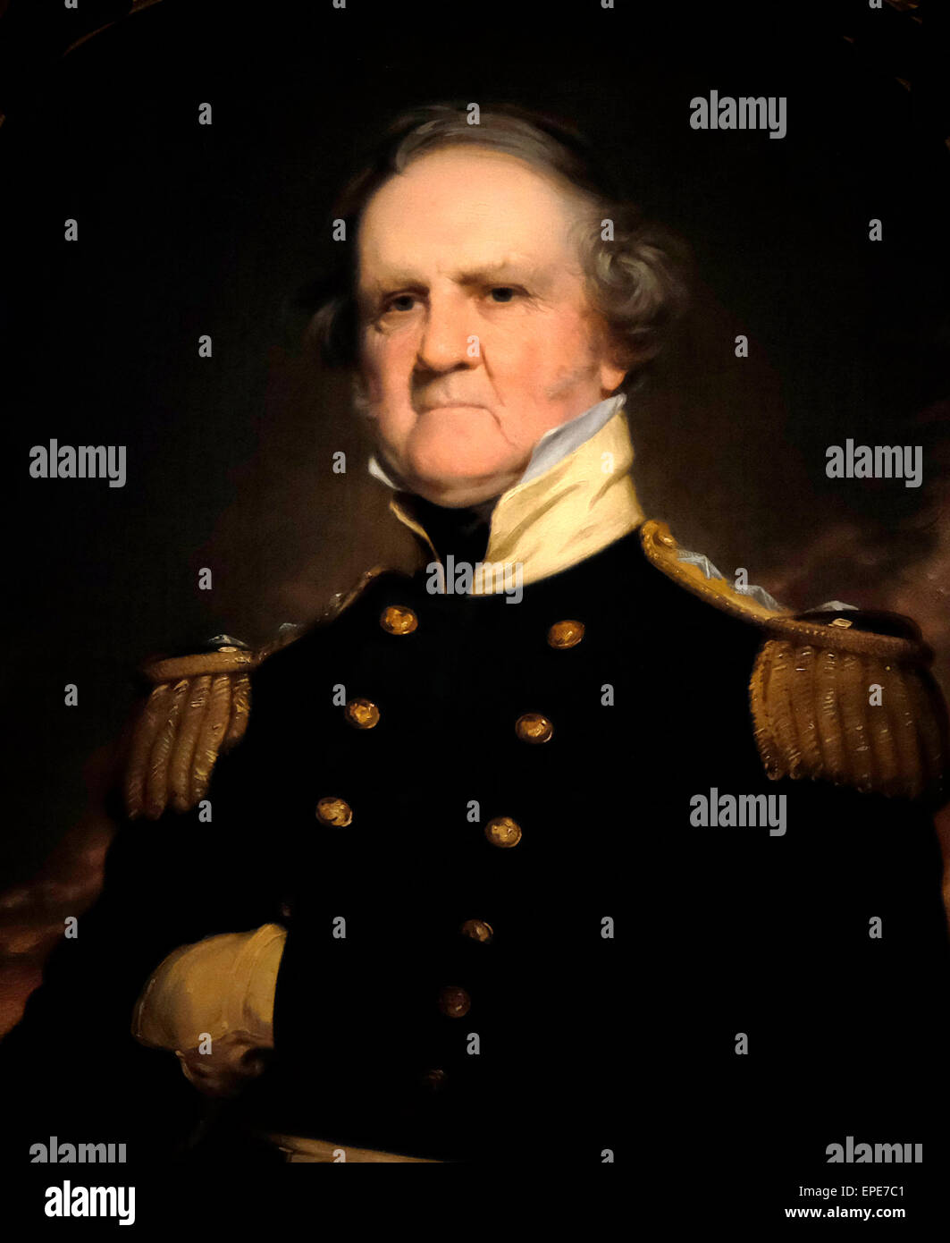 Le général Winfield Scott, général américain Banque D'Images