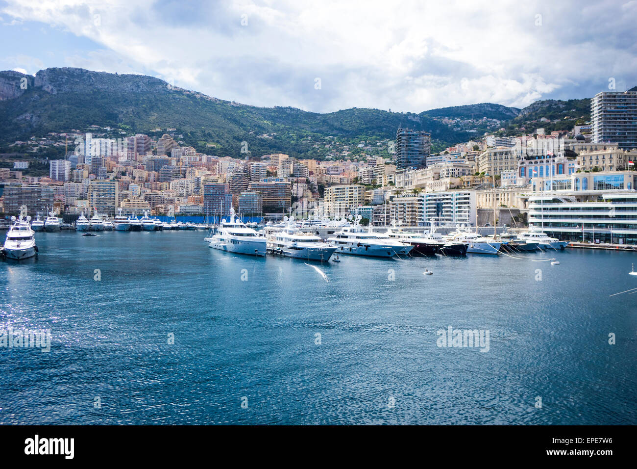 Le Port de Monte Carlo Banque D'Images