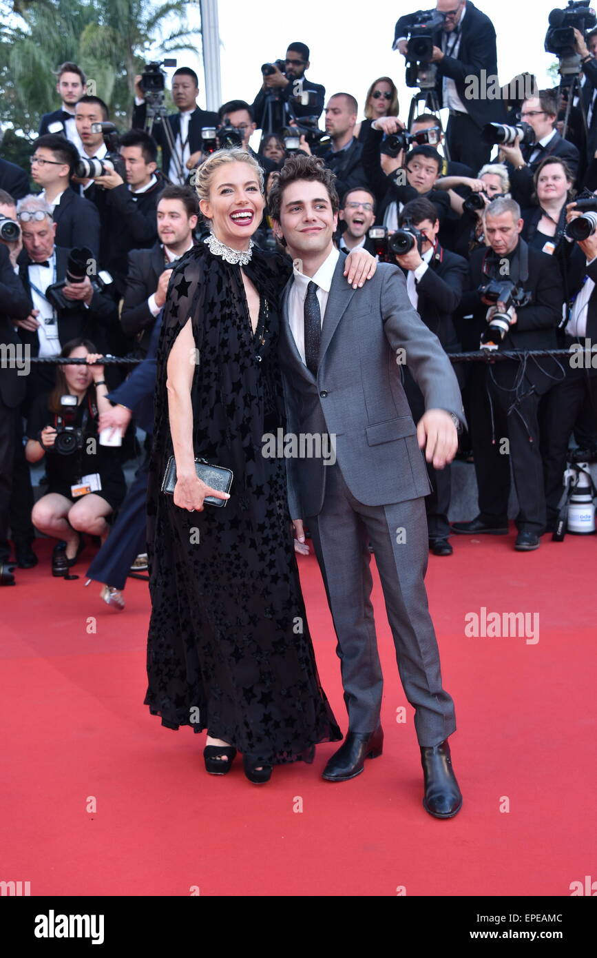 Sienna Miller , Xavier Dolan / assistant à la première tapis rouge Carol / 68e Festival de Cannes / Festival de Cannes 2015 / 17.05.2015/photo alliance Banque D'Images