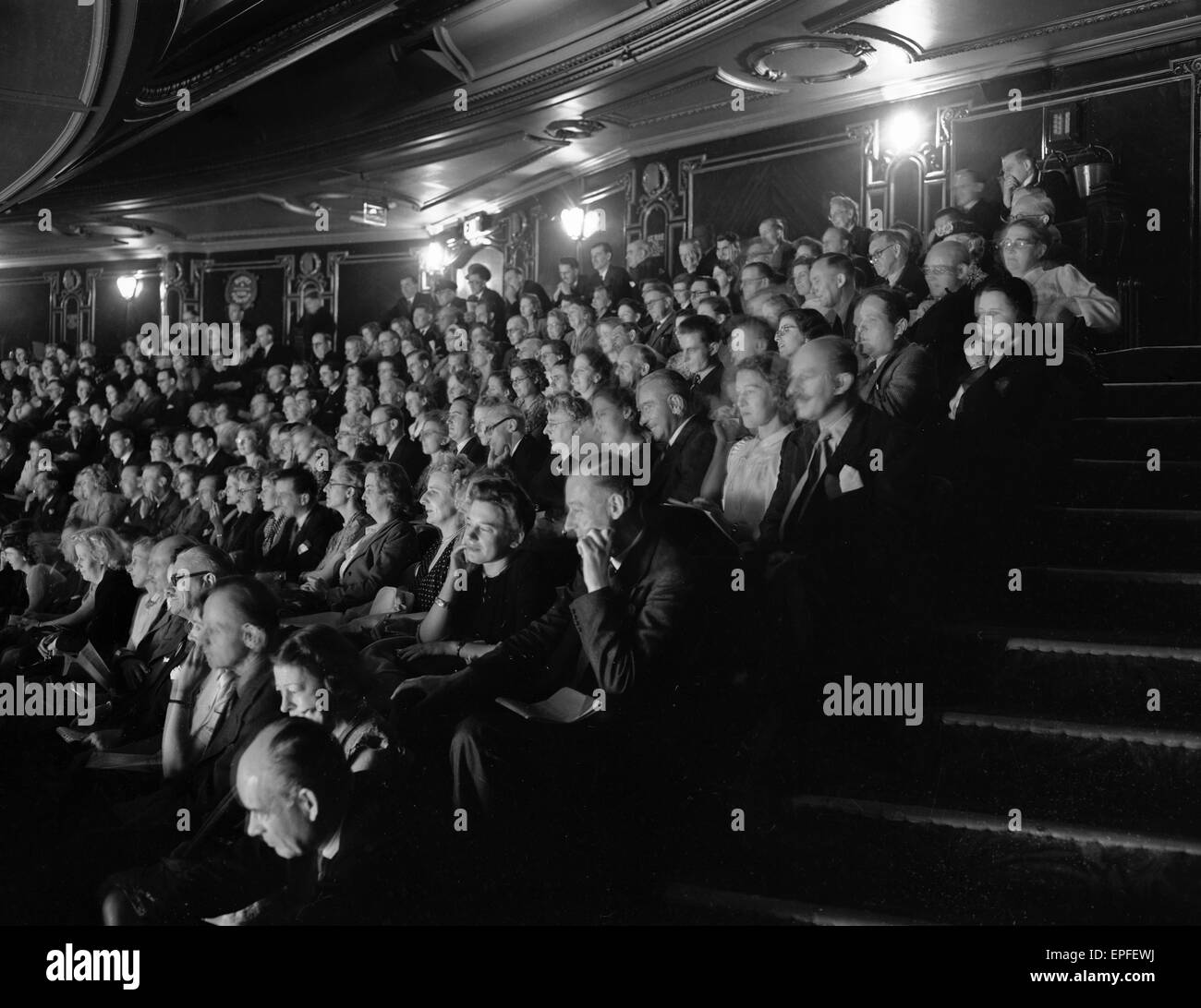 Le Daily Herald Radio Show au London Palladium. 2 octobre 1949. Banque D'Images