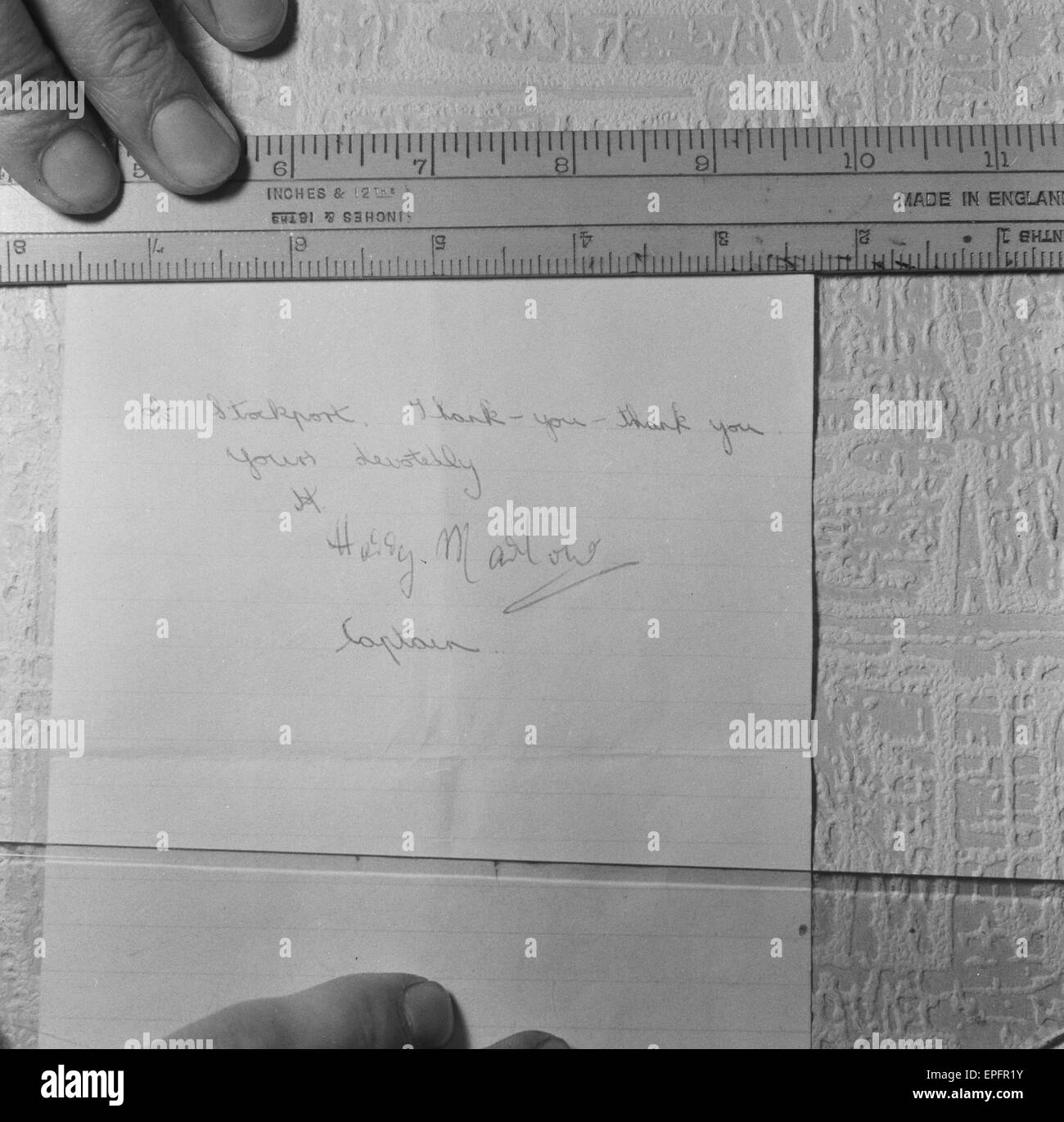 Catastrophe aérienne de Stockport a été l'écrasement d'un avion Canadair C-4 Argonaut appartenant à British Midland Airways, l'immatriculation G-ALHG, près du centre-ville de Stockport, Greater Manchester, Angleterre le dimanche 4 juin 1967. 72 de la 84 à bord ont été tués dans l'acciden Banque D'Images