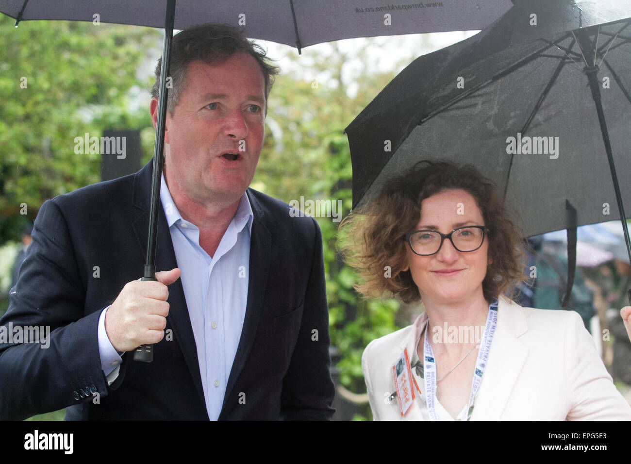 London UK. 18 mai 2015. L'ancien éditeur du Daily Mirror, Piers Morgan à la Chelsea Flower Show 2015 : Crédit amer ghazzal/Alamy Live News Banque D'Images