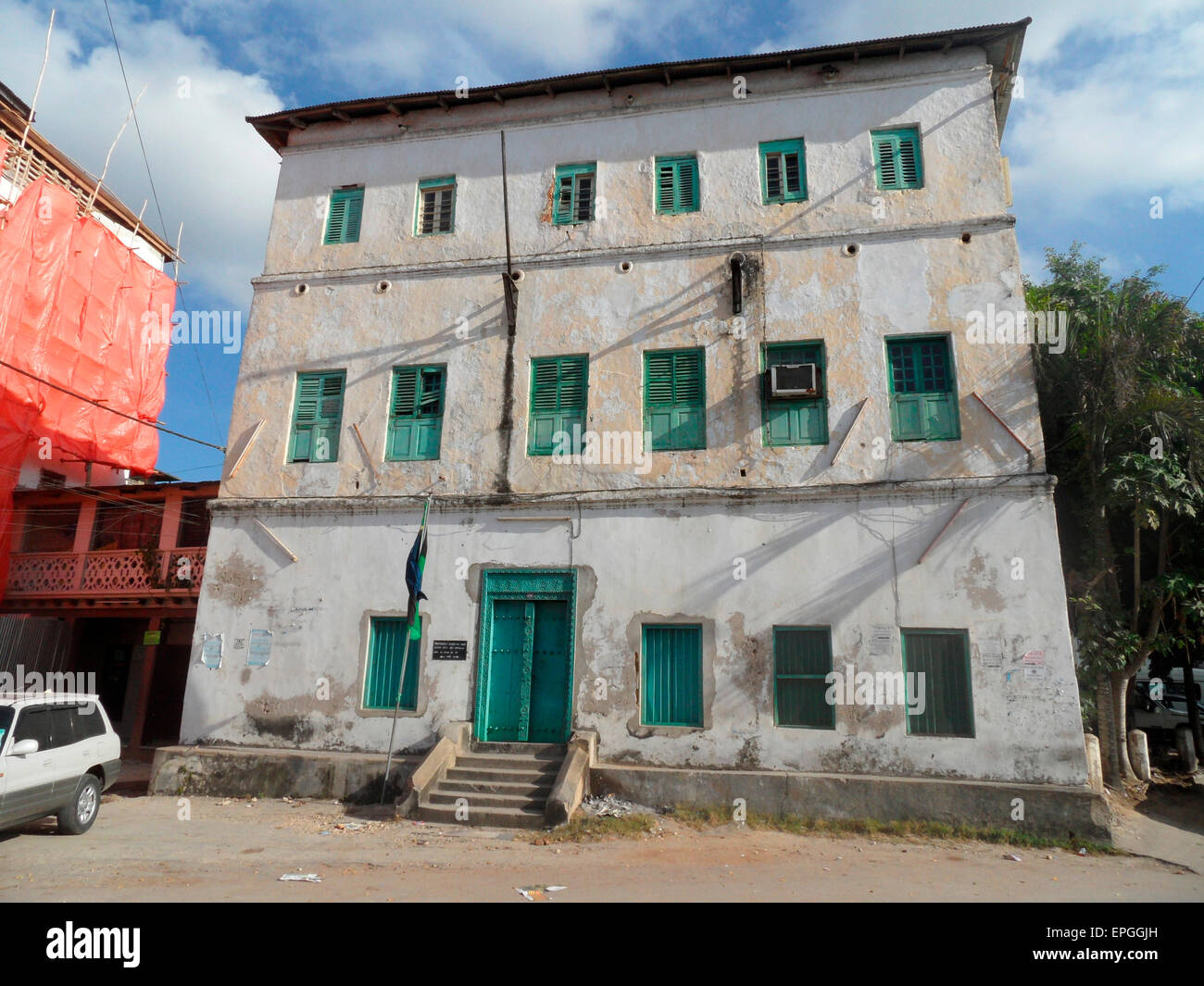 Février 2012 - TANZANIE : la naissance de Freddy Mercury, Stone Town, Zanzibar, Tanzanie, Afrique. Banque D'Images