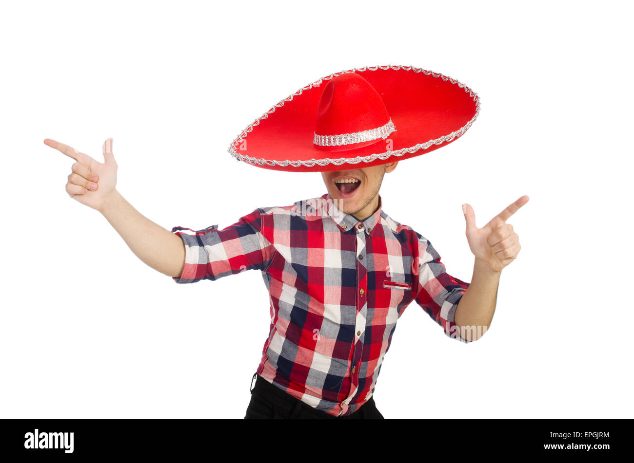 T-Shirt Train Mexicain Domino Avec Guitare Et Sombrero - Humour Latino