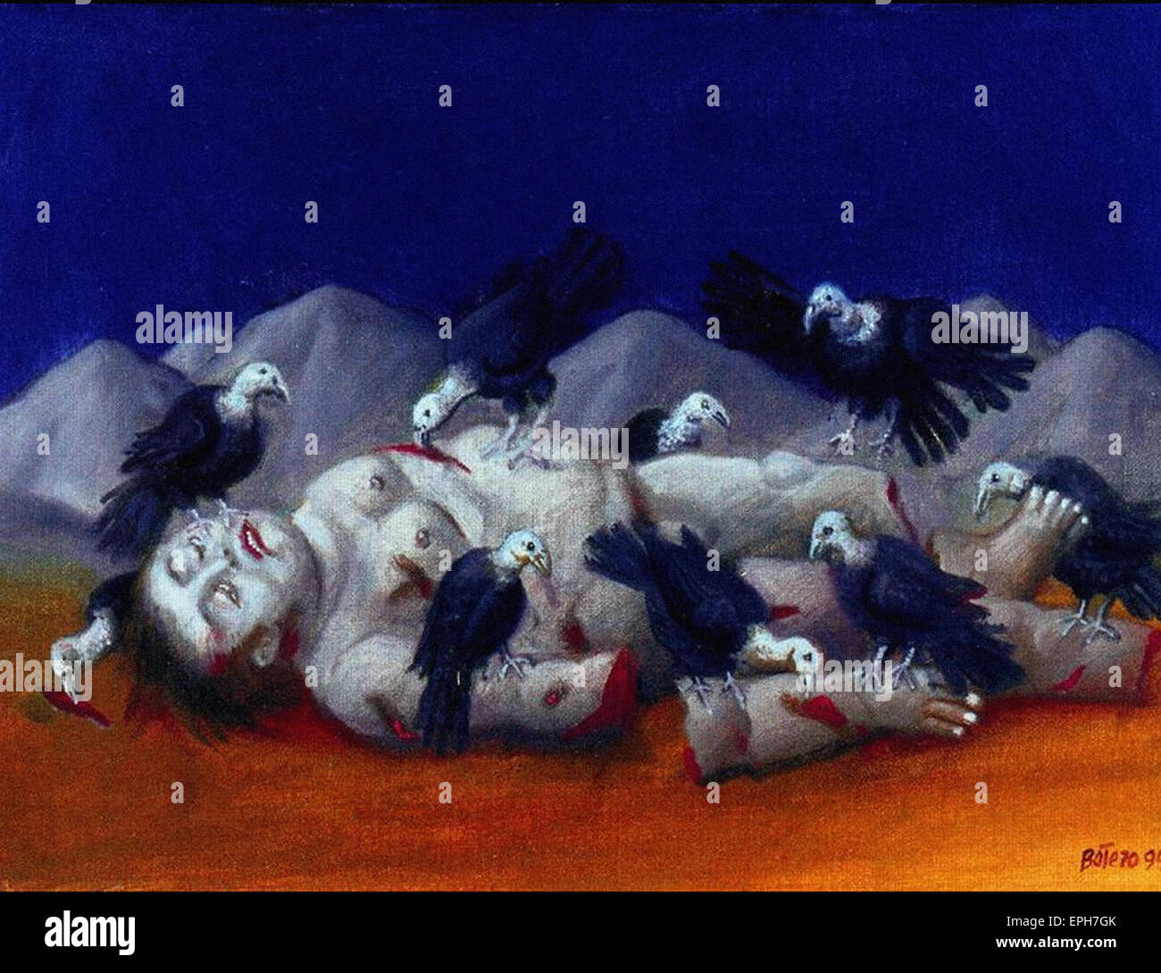 Fernando Botero Untitled Banque D'Images