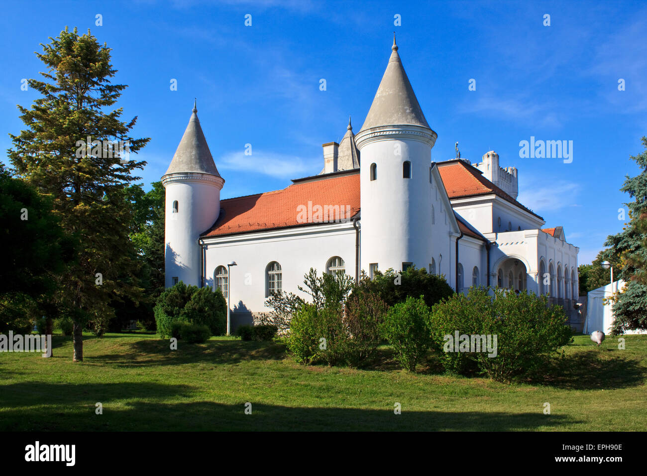 Château près de Becej Fantast Banque D'Images