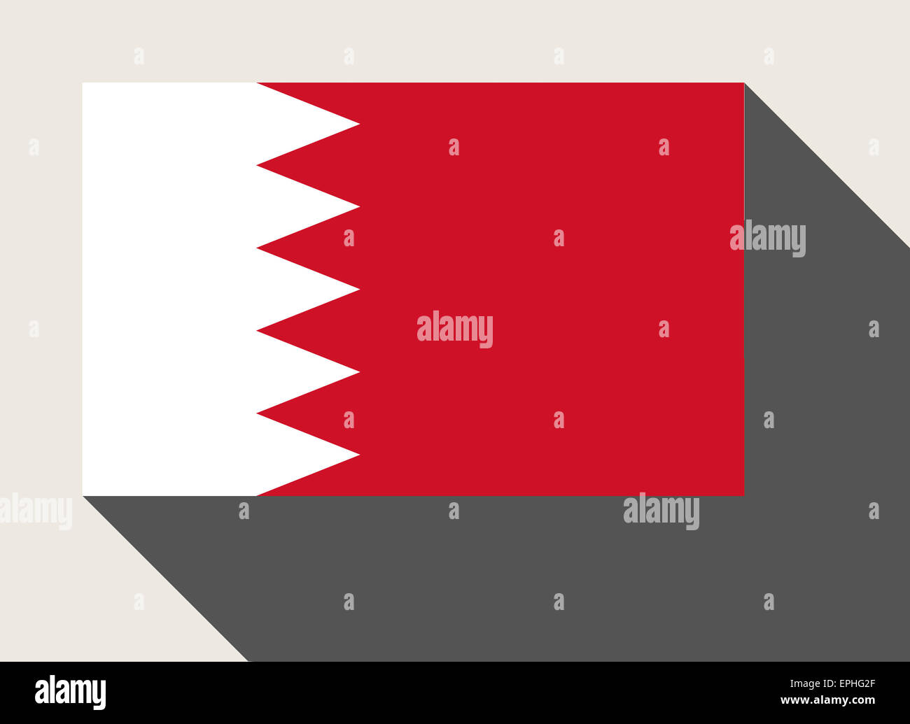 Drapeau de Bahreïn dans télévision web design style. Banque D'Images