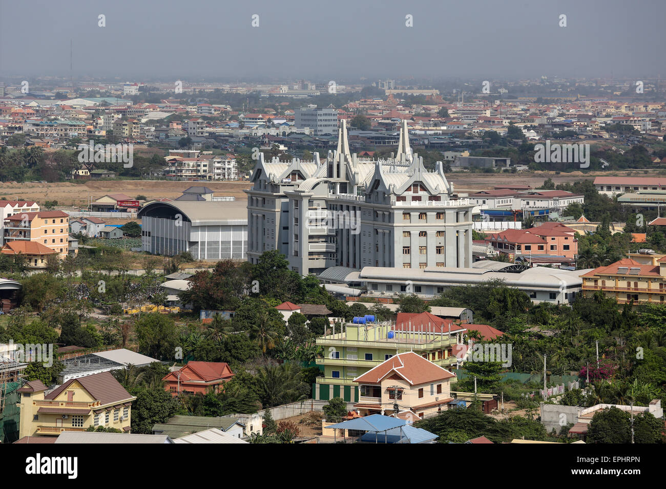 Norton University, Phnom Penh, Cambodge Banque D'Images