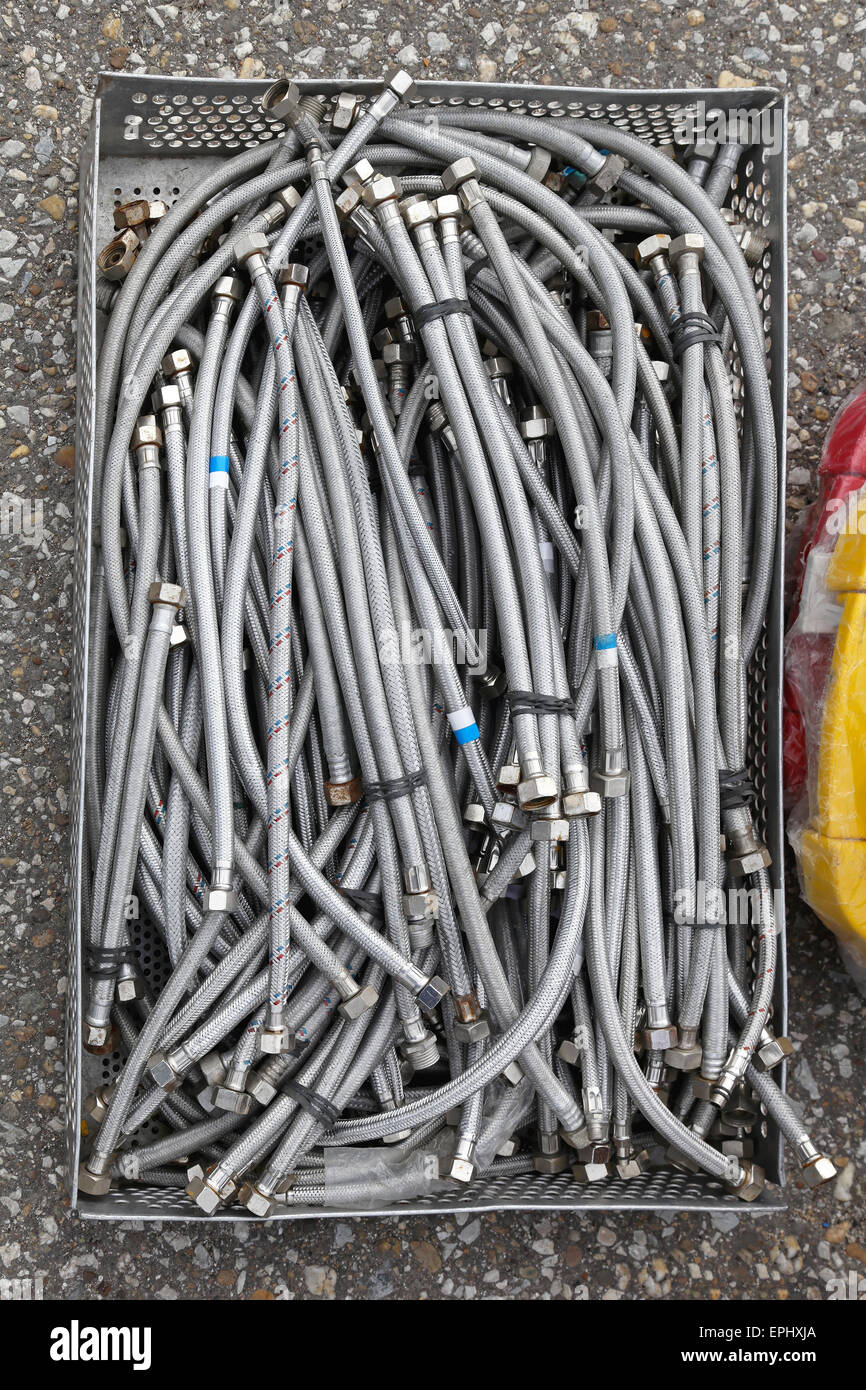 Les flexibles haute pression Banque D'Images