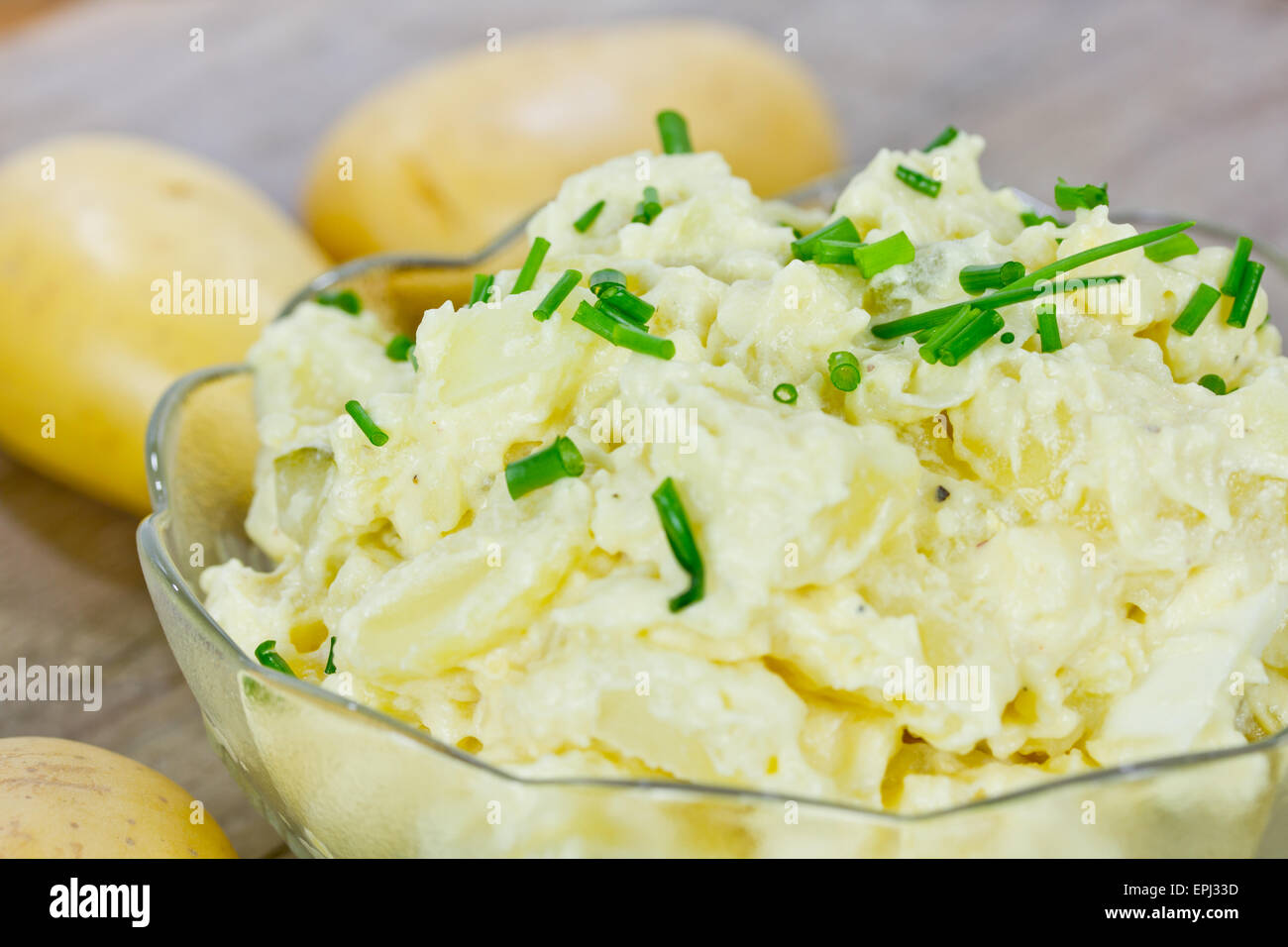 Salade de pommes de terre Banque D'Images