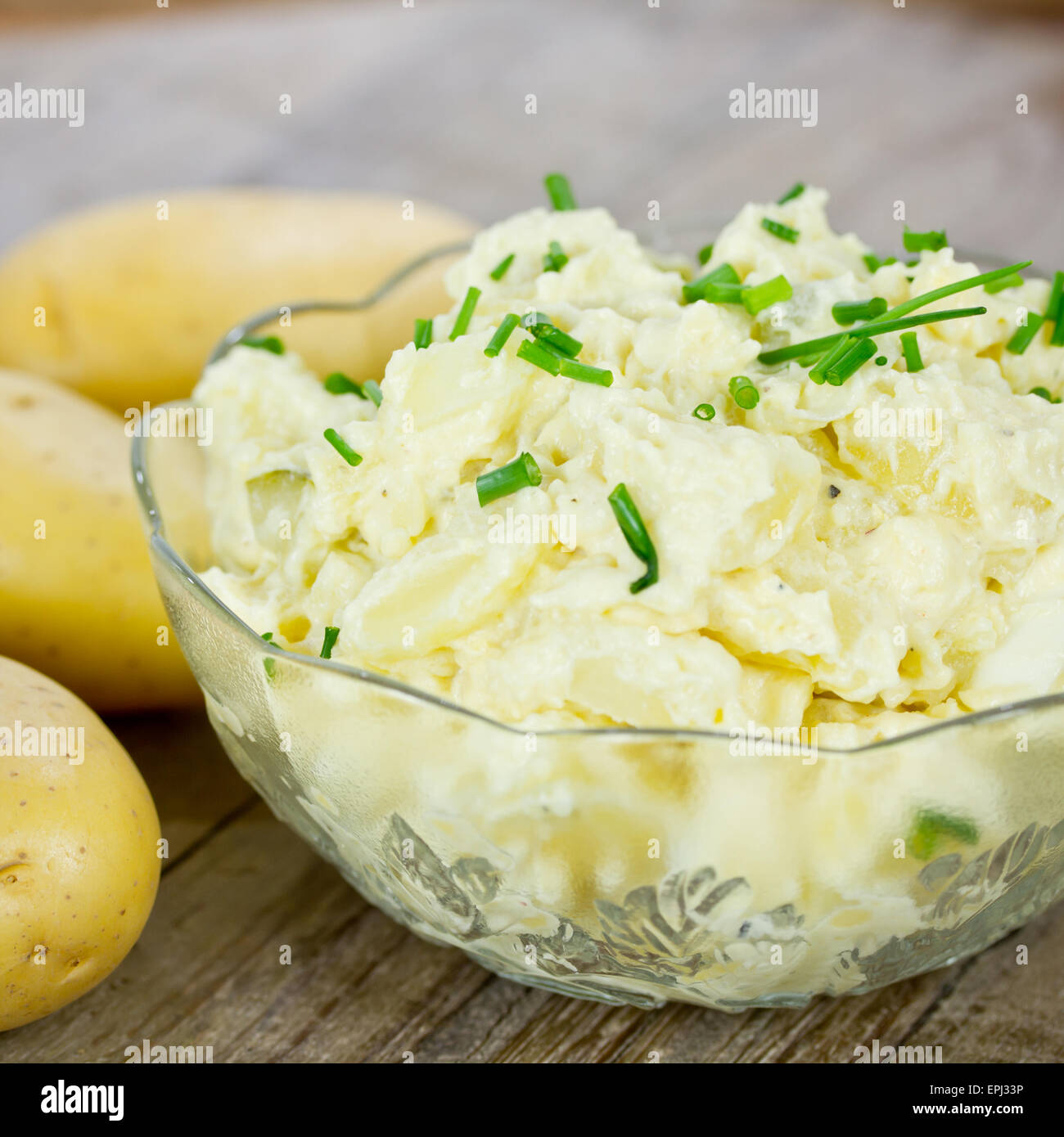 Salade de pommes de terre Banque D'Images