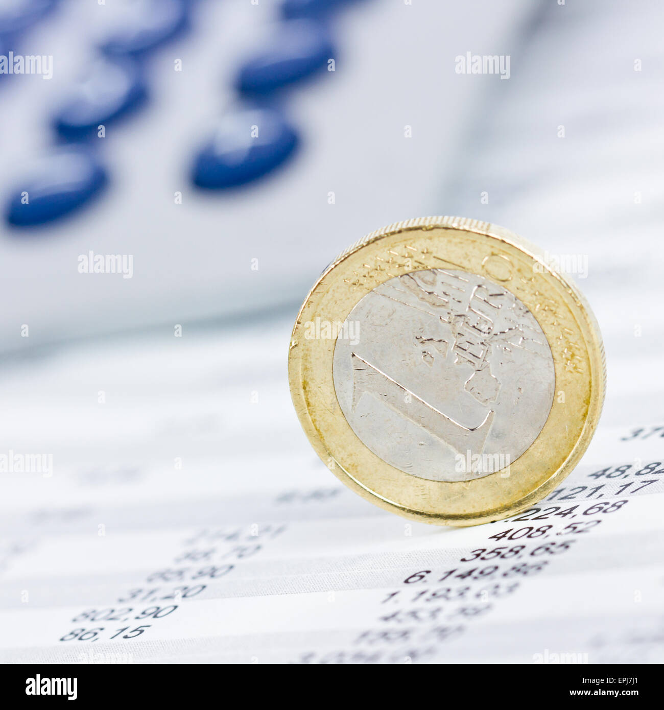 pièce de monnaie euro Banque D'Images