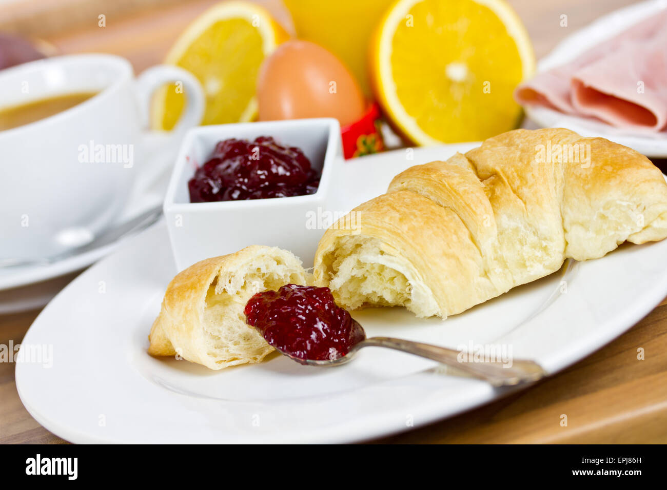 le petit déjeuner Banque D'Images